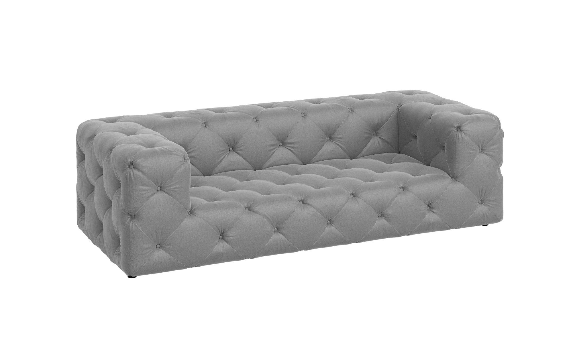 Places of Style 3-zitsbank FOLLINA 3-zits bank met klassieke chesterfield knoopverwerking