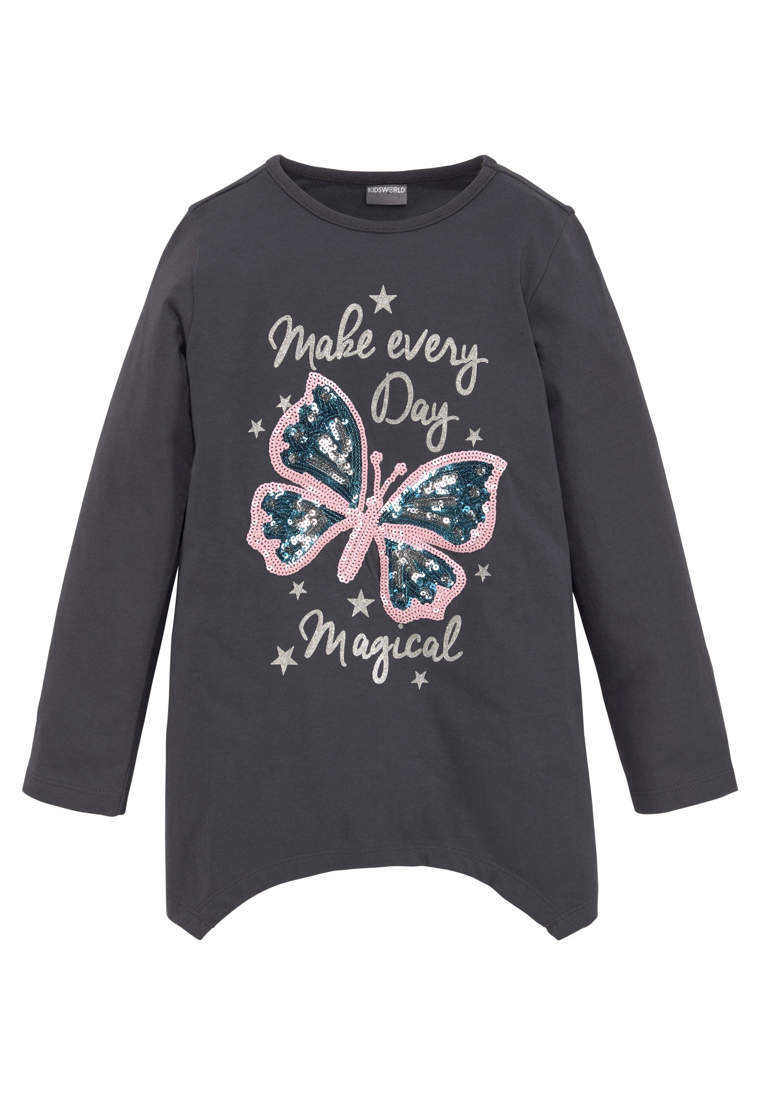 KIDSWORLD Shirt met lange mouwen & legging 2-delig set shirt + leggings met glinsterende details (set, 2-delig, 2)