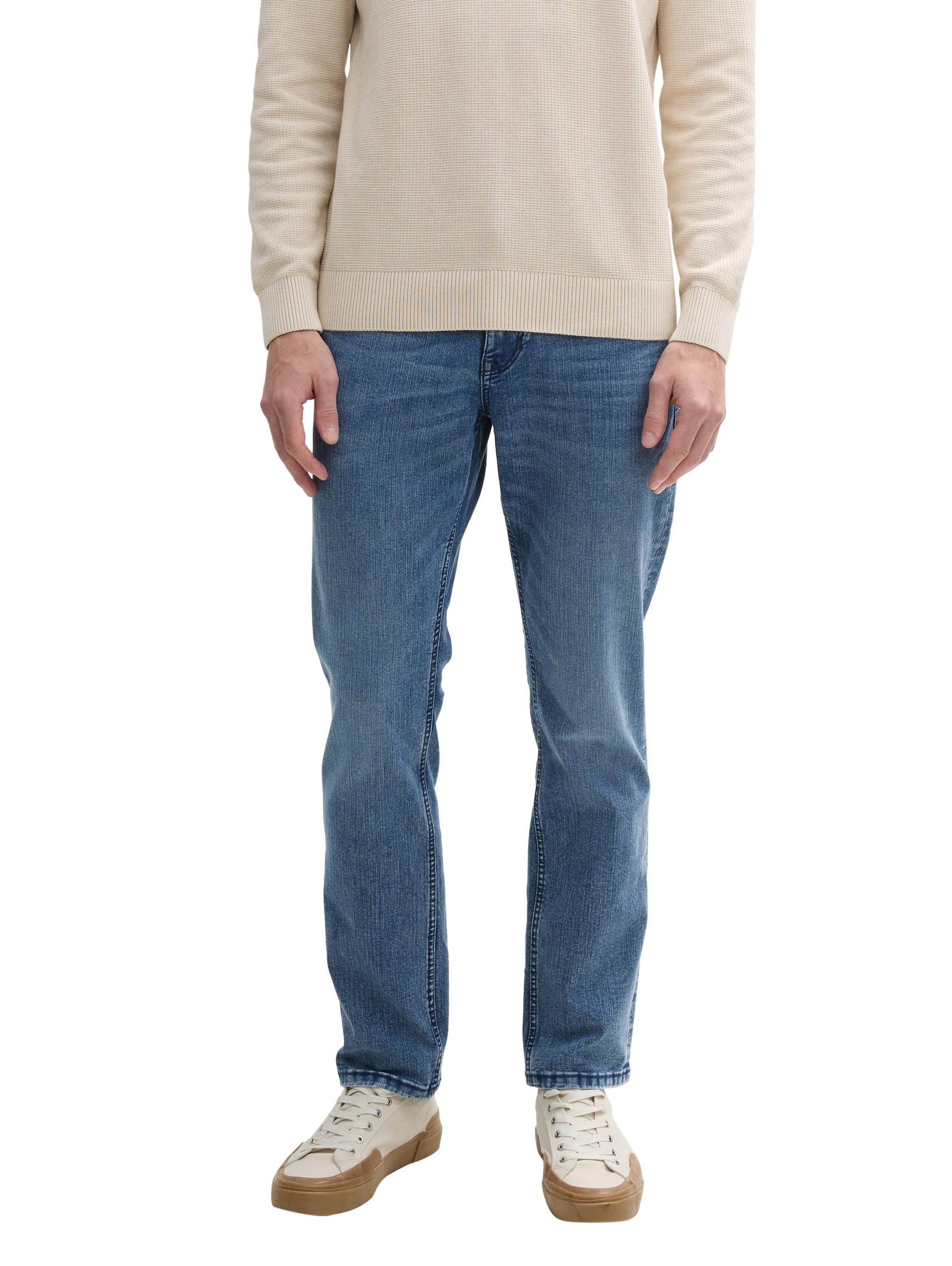 Tom Tailor Slim fit jeans Josh in five-pocketsstijl heren slim fit jeans maat 31 blauw