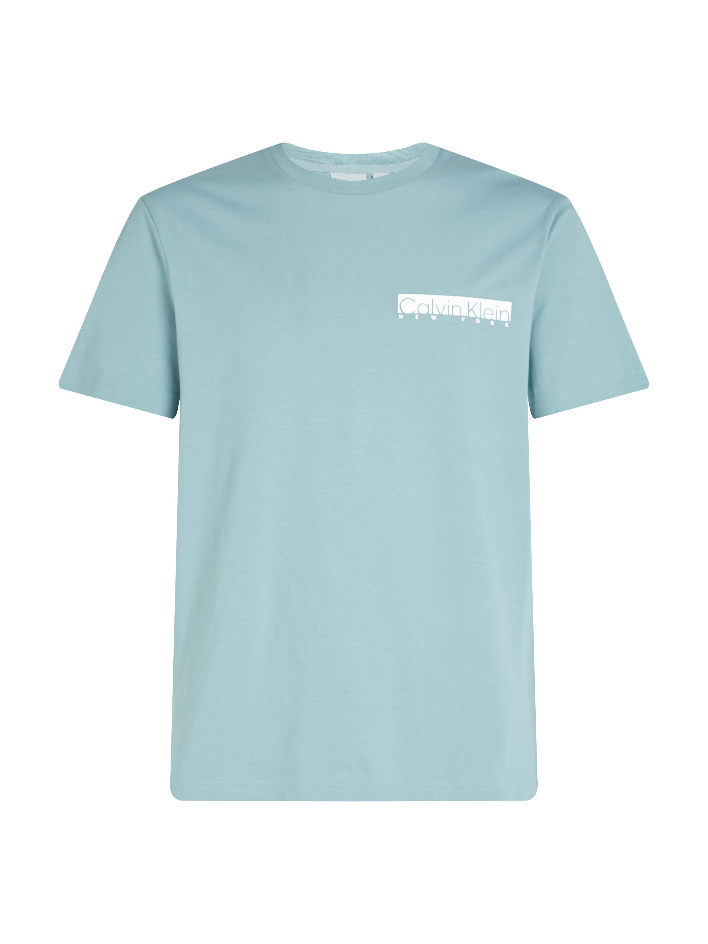 Calvin Klein Shirt met ronde hals NY CHEST BOX LOGO T-SHIRT
