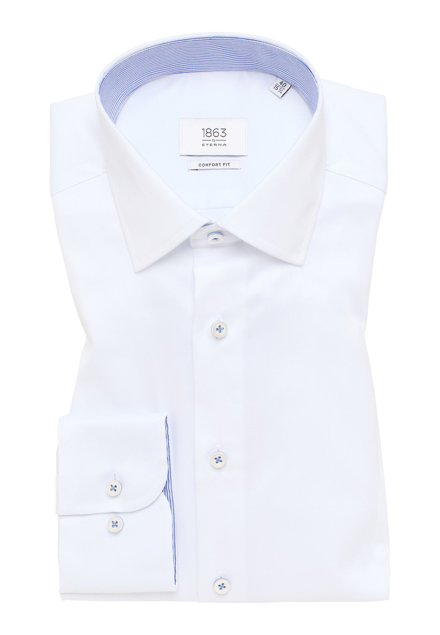 Eterna Overhemd met lange mouwen Comfort fit