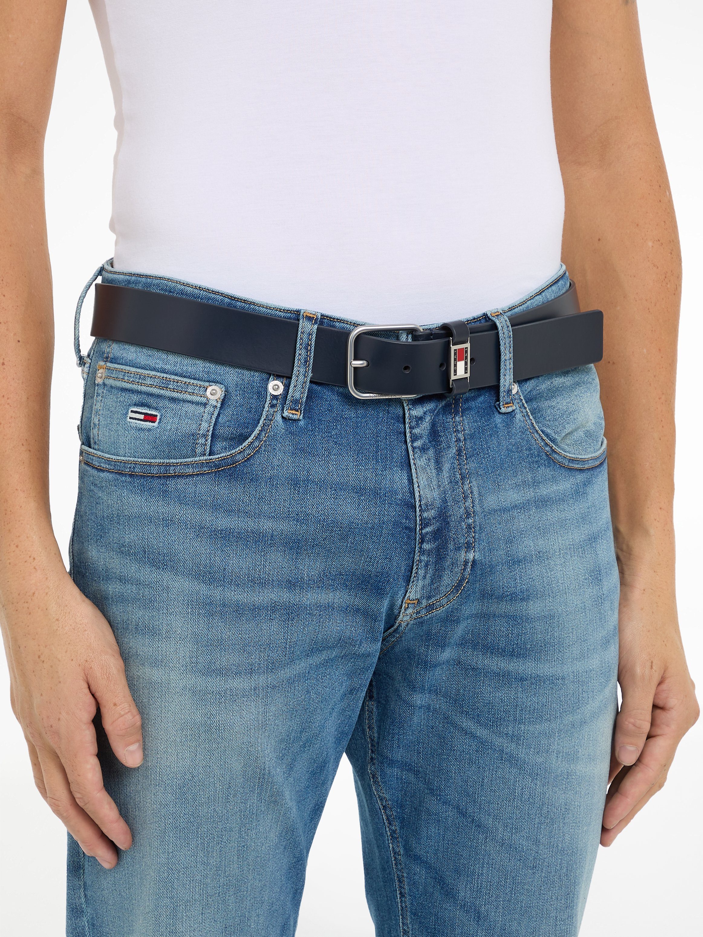 TOMMY JEANS Leren riem TJM SCANTON 3.5