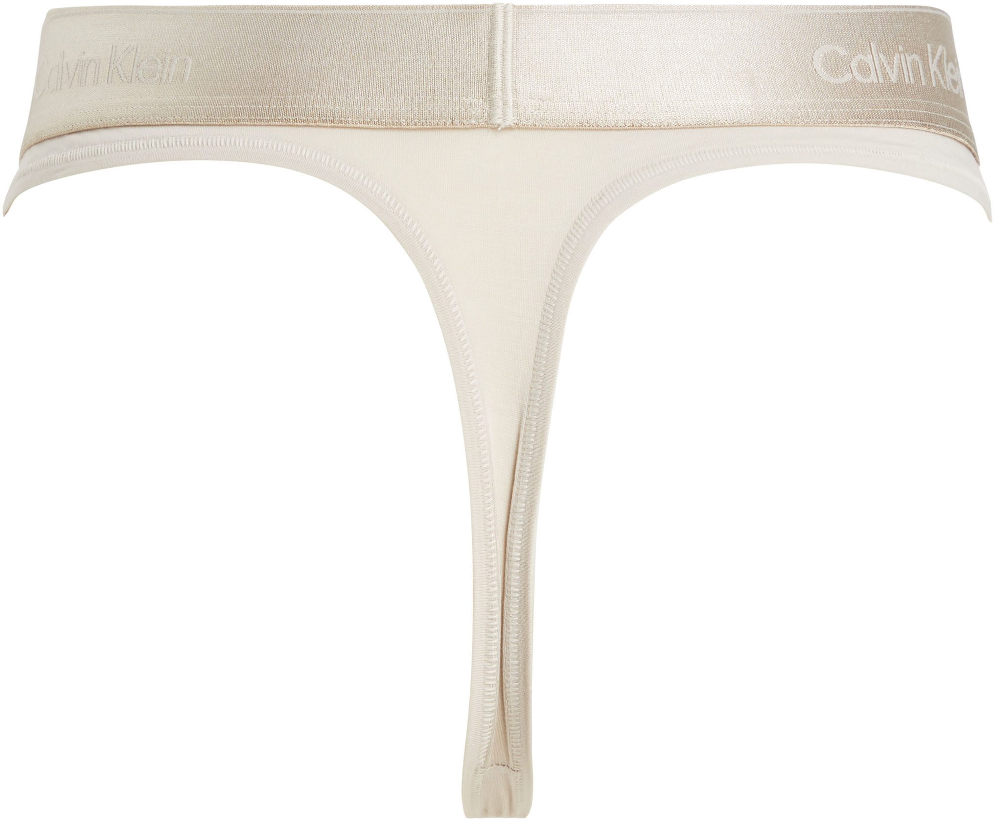 Calvin Klein Stringtanga THONG met glanzende logo-elastische band