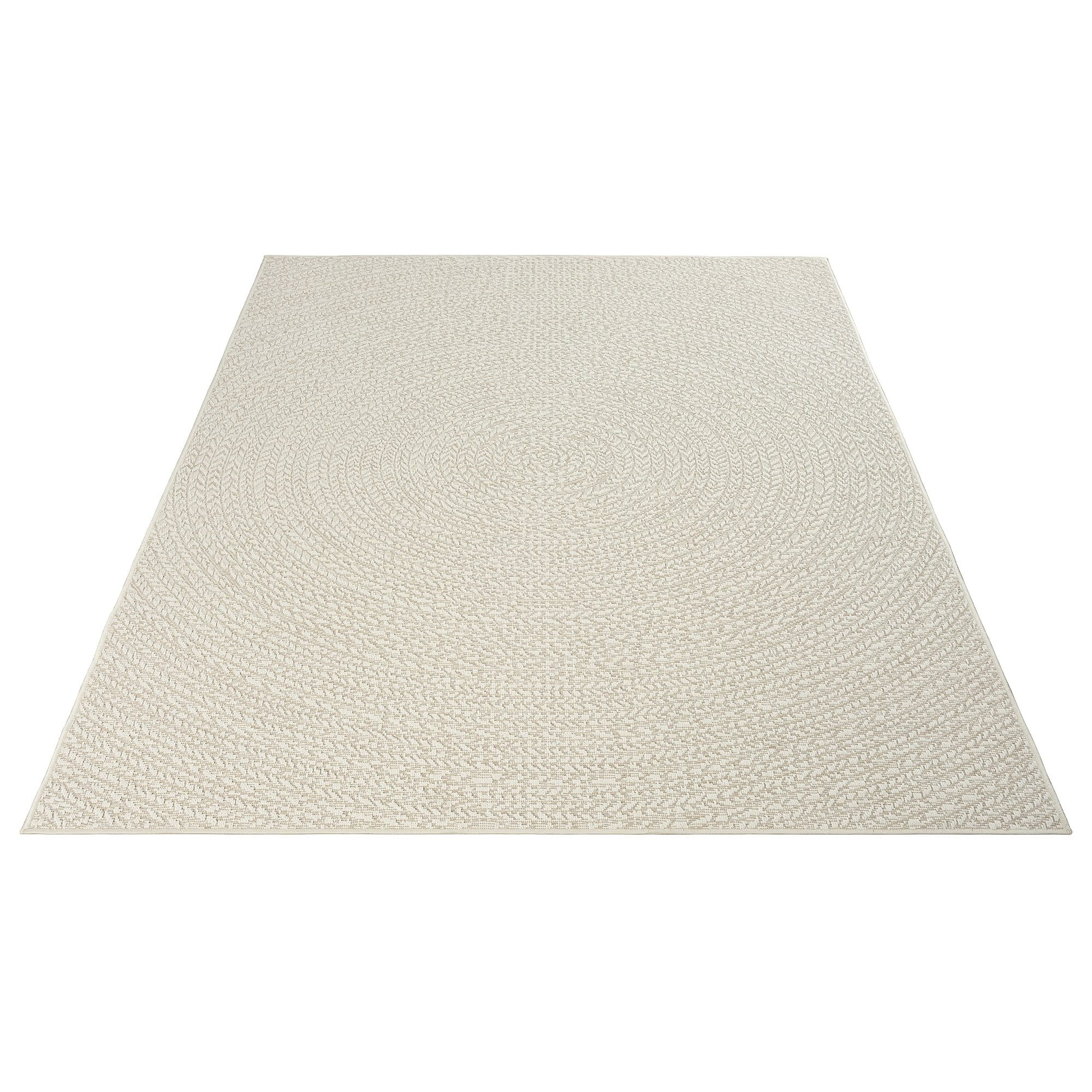 The carpet Vloerkleed Kansas moderne robuuste in- en outdoor tapijt jute look