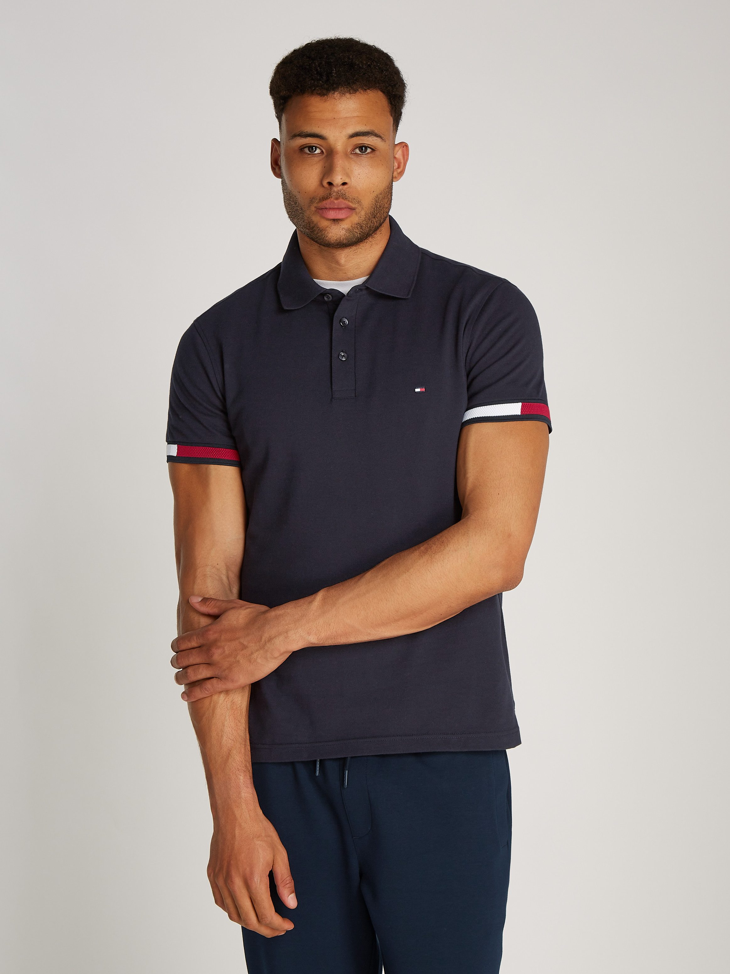 Tommy Hilfiger Poloshirt FLAG CUFF SLIM POLO