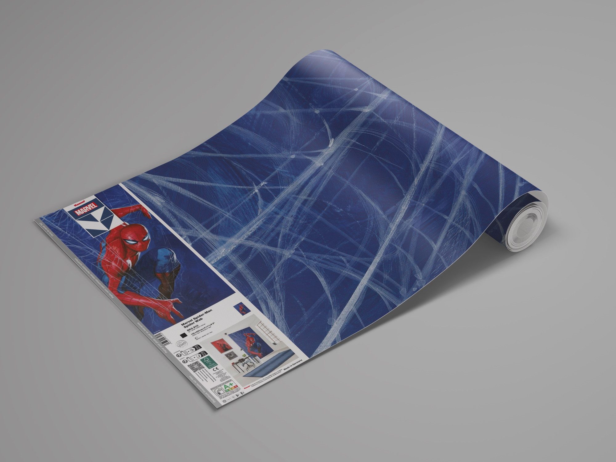 Komar Kinderbehang Marvel Spider-Man Spider Web (1 stuk)