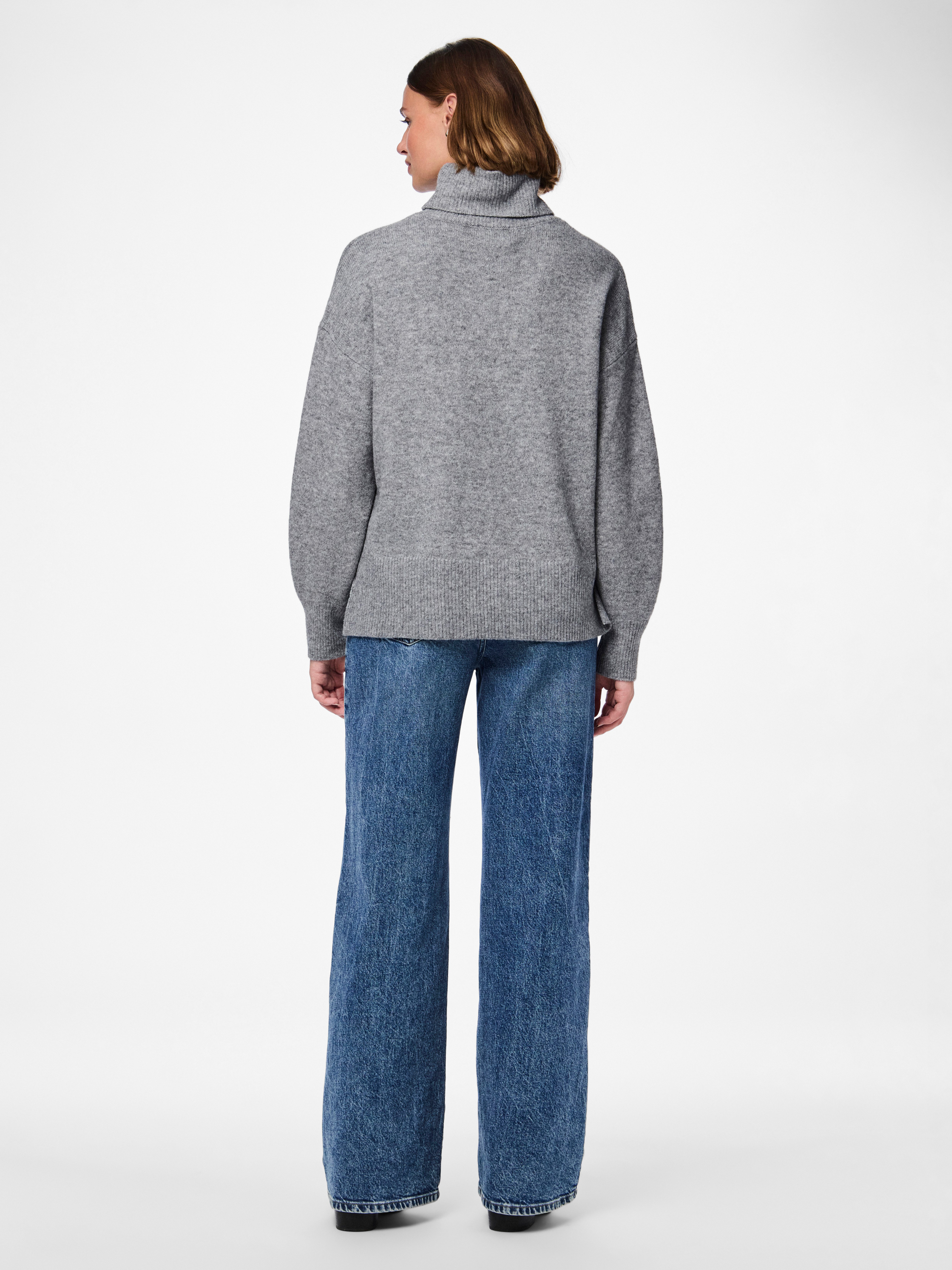 pieces Coltrui PCMALOU LS ROLLNECK KNIT NOOS BC