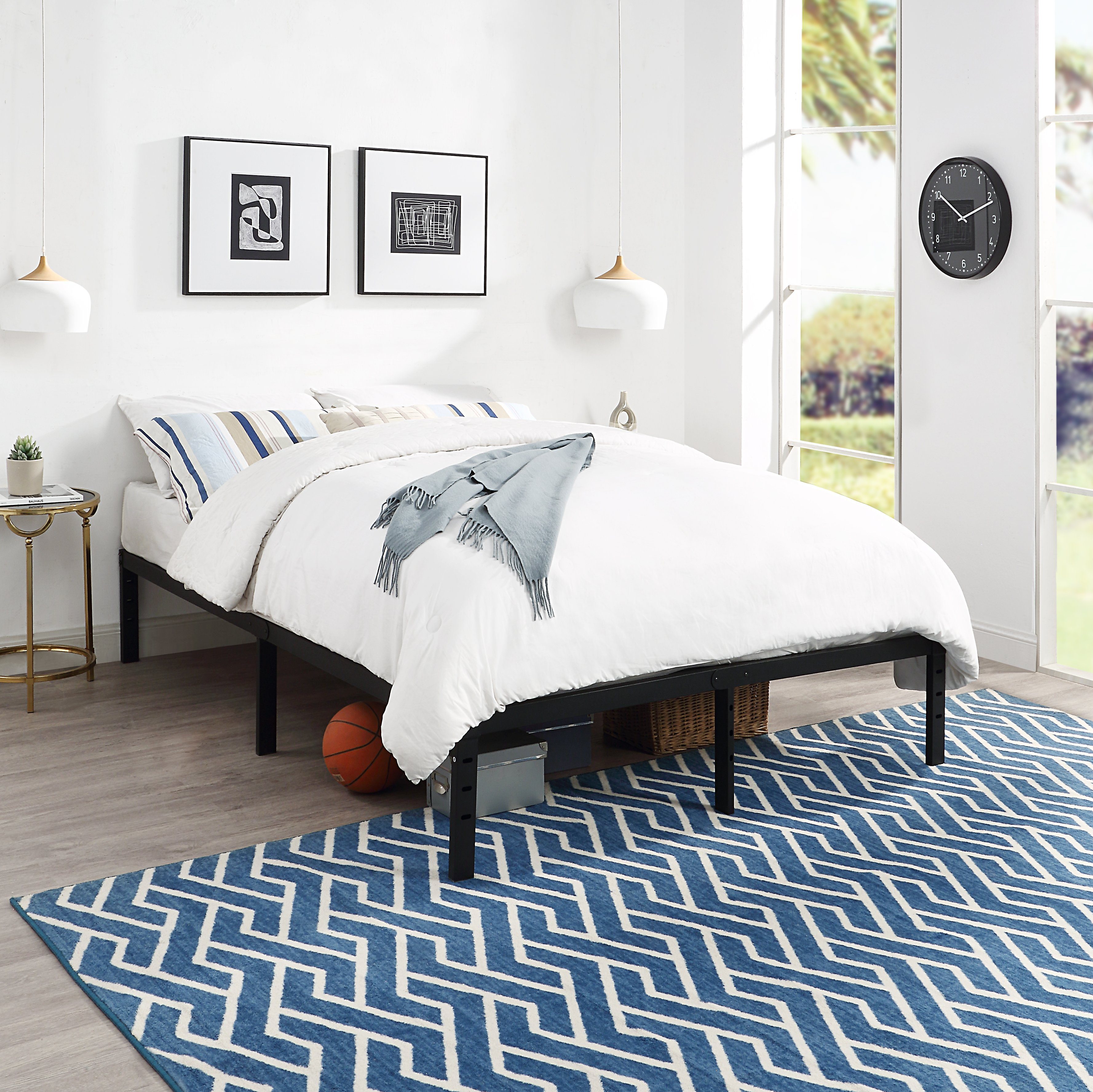 ATLANTIC home collection Metalen ledikant Rafael Platform bed, met opbergruimte
