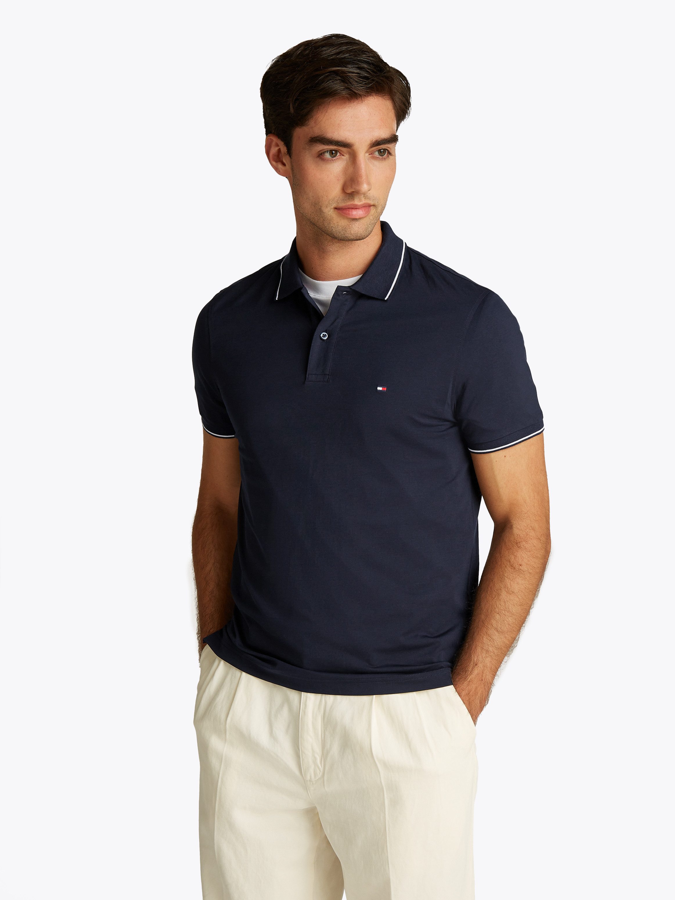 Tommy Hilfiger Poloshirt PERFORMANCE JERSEY REG POLO heren poloshirts maat S blauw