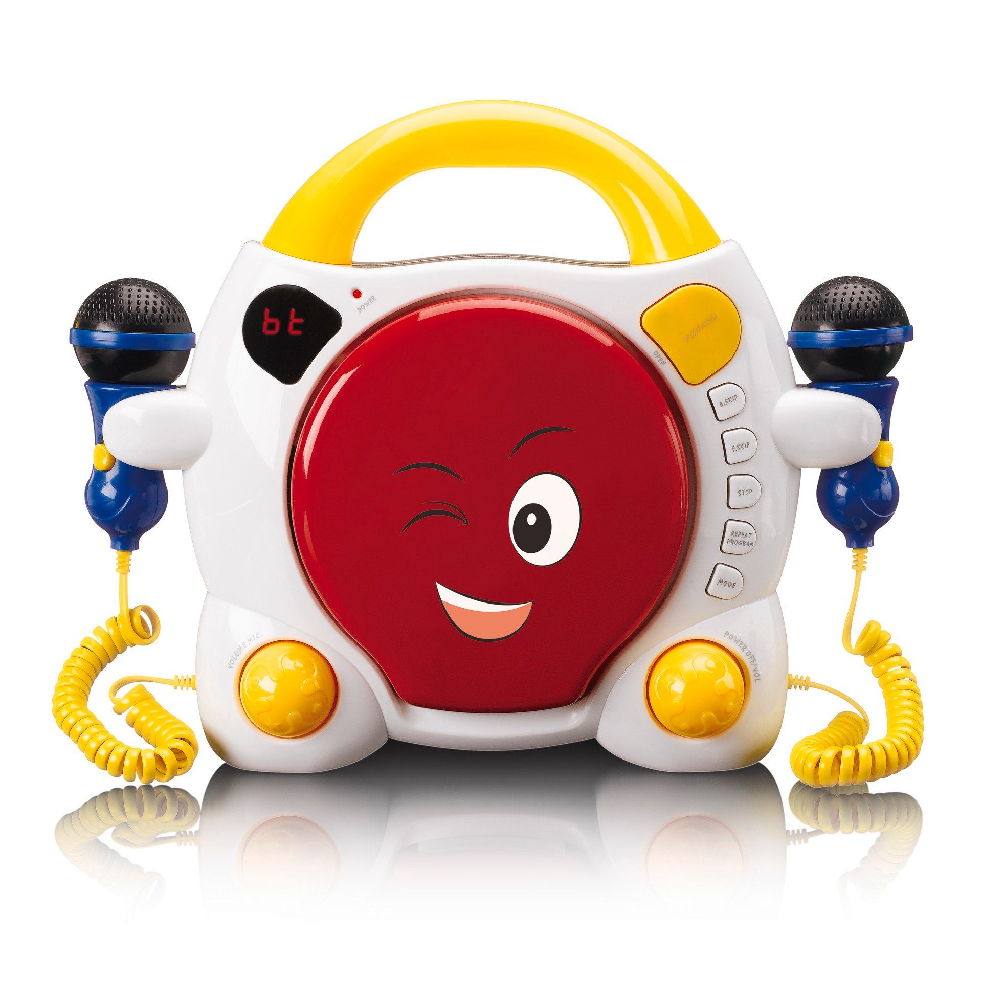 Lenco Cd-speler KCD-011KIDS Draagbare Karaoke CD-Player met bluetooth voor kinderen