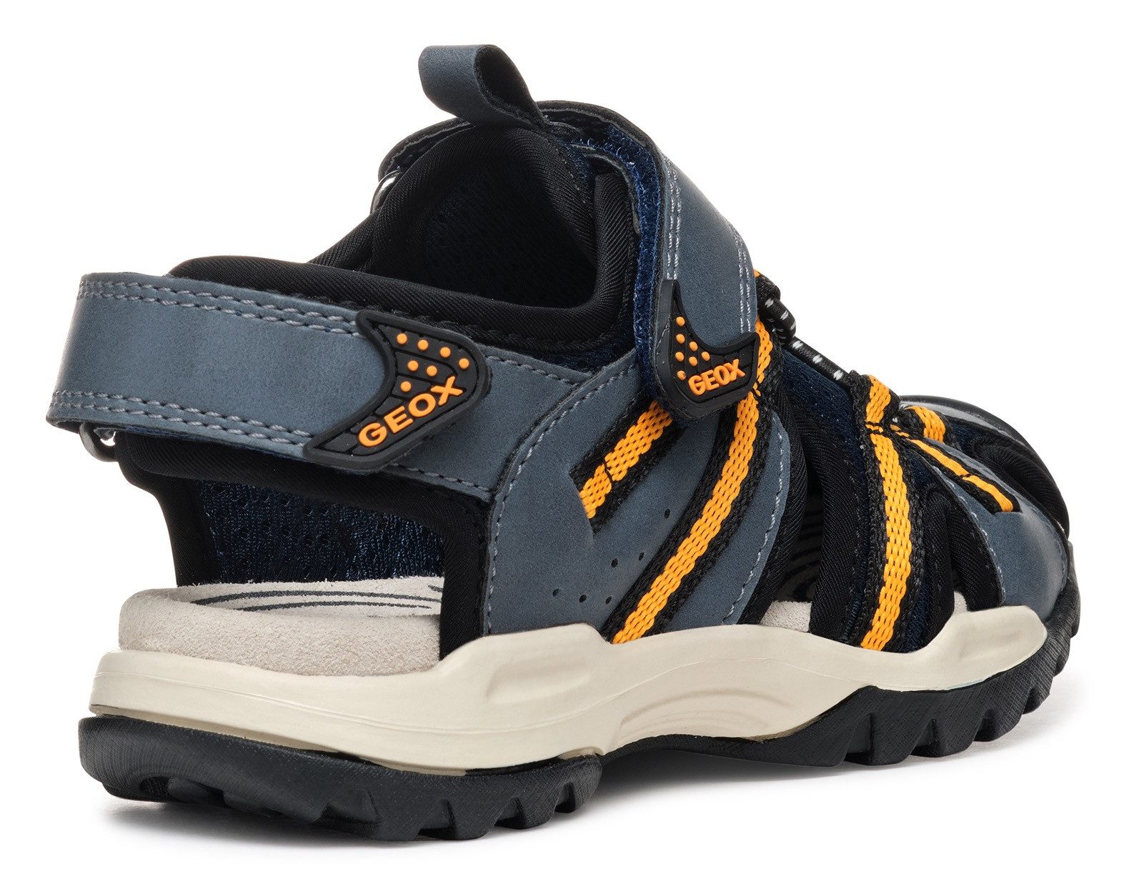 Geox Sandalen J Borealis Boy , trekking sandaal, klittenbandschoen met extra hiel-klittenbandsluiting