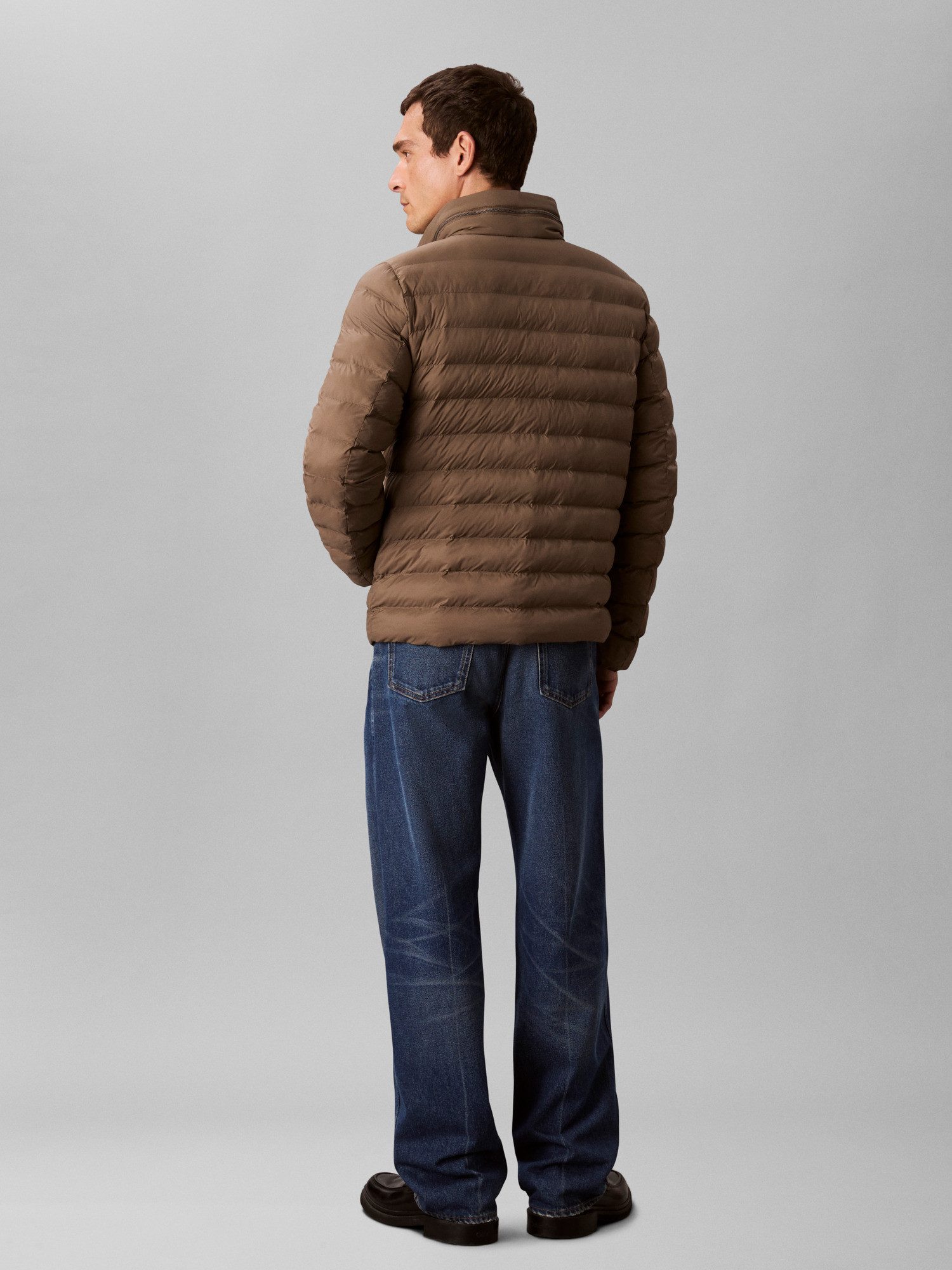 Calvin Klein Gewatteerde jas LS NYLN MD WT HDD F