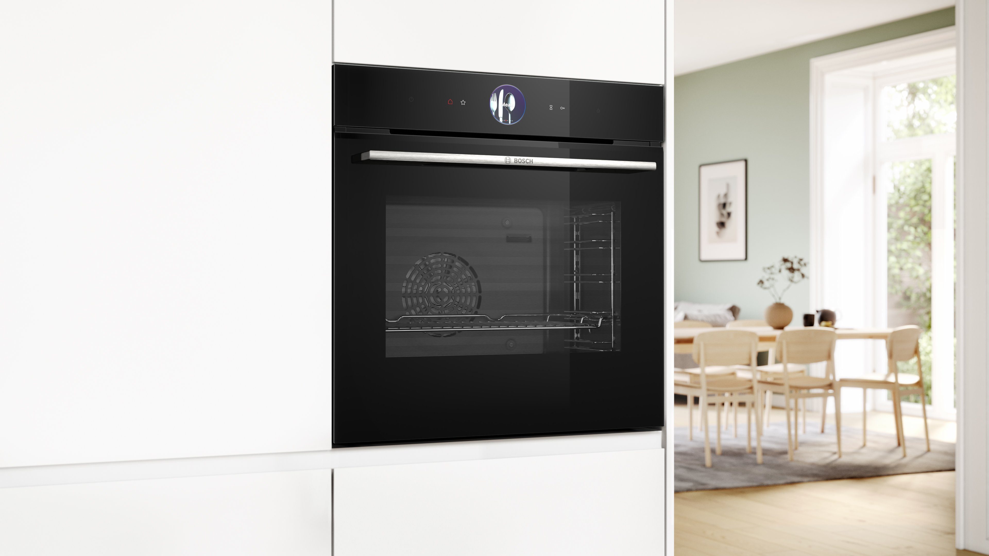 BOSCH Inbouw stoomoven HSG7364B1 AirFry-functie