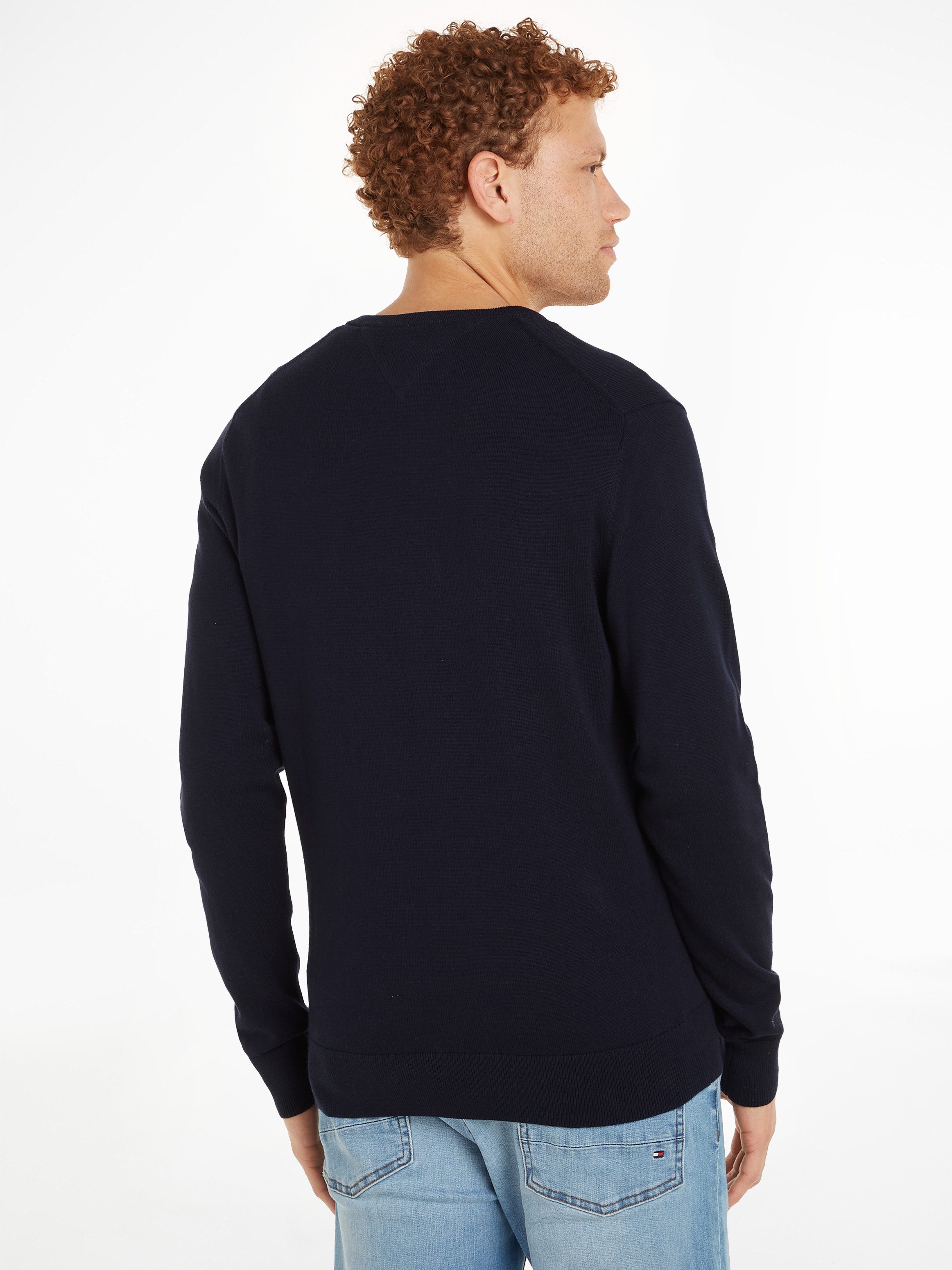 Tommy Hilfiger Gebreide trui ESSENTIAL COTTON V NECK