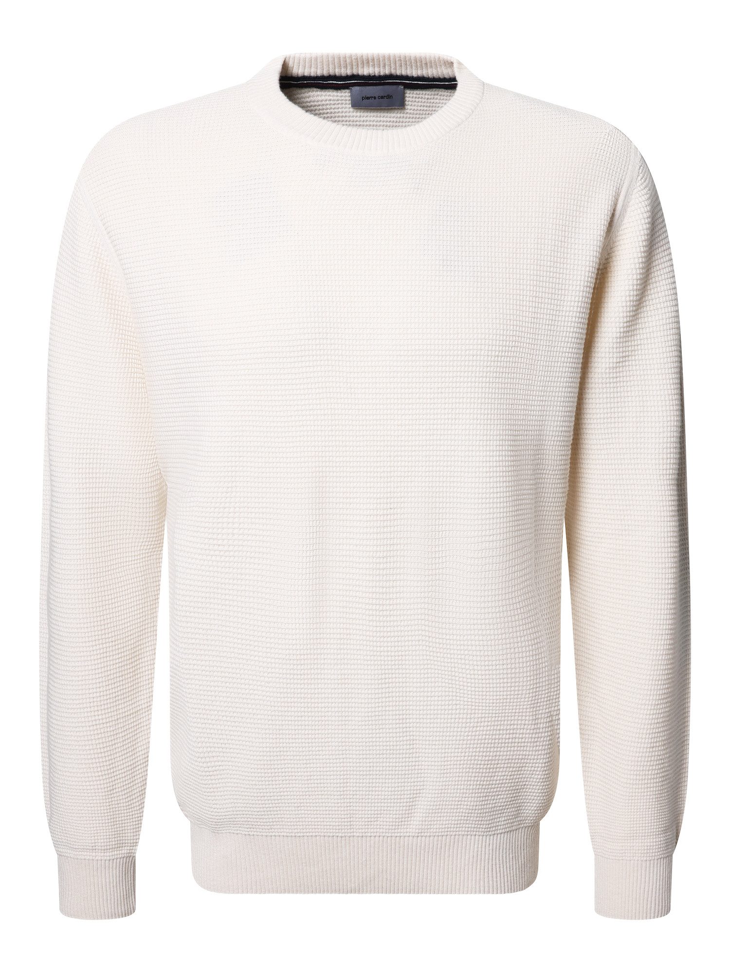 Pierre Cardin Trui met ronde hals met structuur