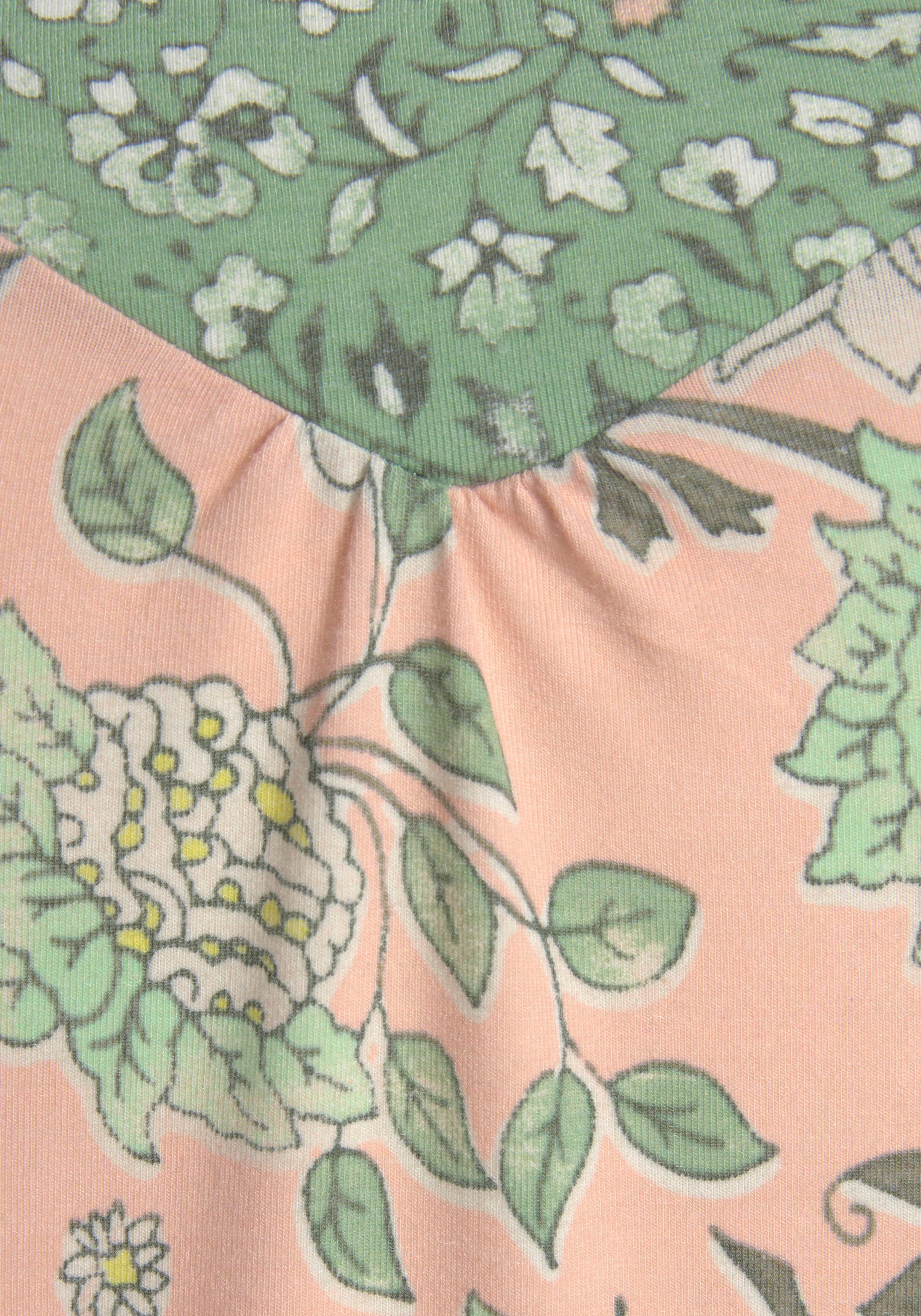 Lascana Negligé in bloemen print all-over