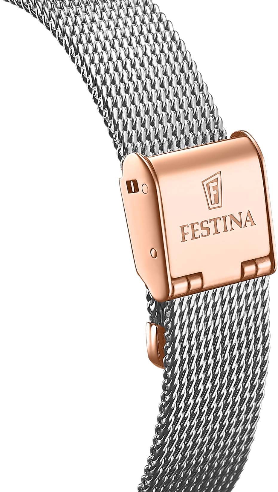 Festina Automatisch horloge Automaat Horloge, dameshorloge, mechanische horloge, stalen armband