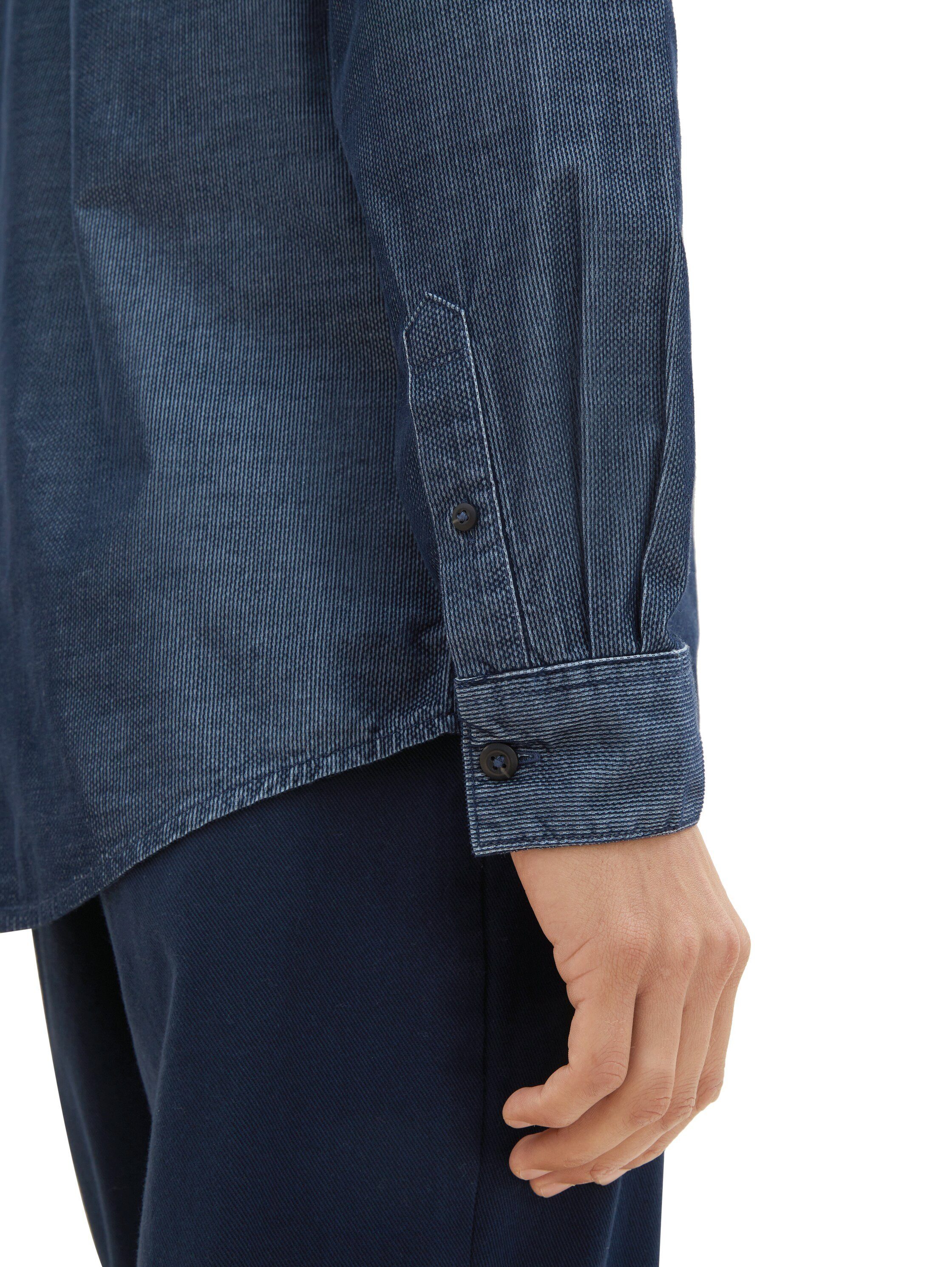 Tom Tailor Overhemd met lange mouwen in fijne cordlook