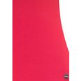 s.oliver red label beachwear badpak met trendy ruches rood