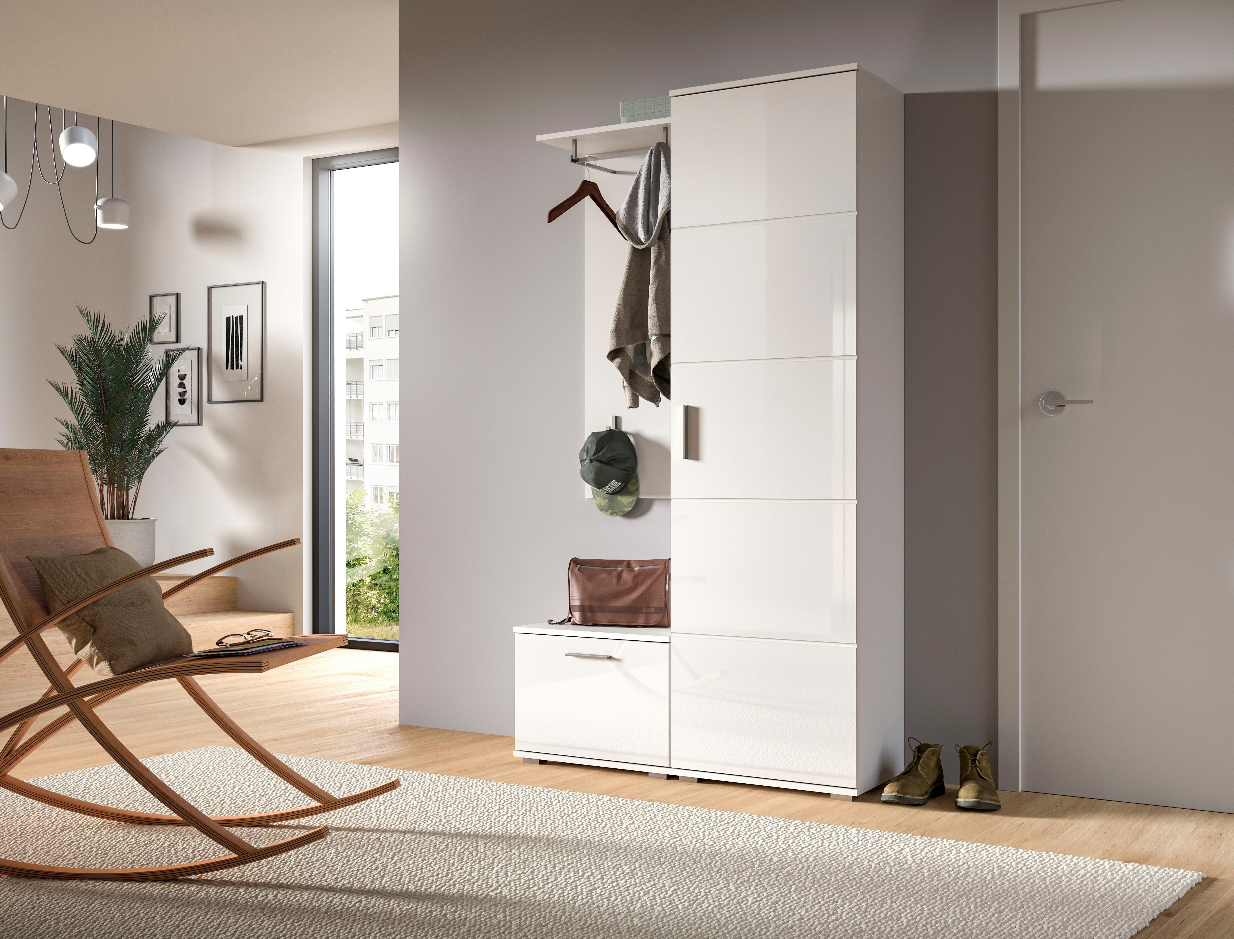 INOSIGN Halmeubelset Valge, Breedte 110 cm, 3-delig Set, bestaande uit: (3-delig)