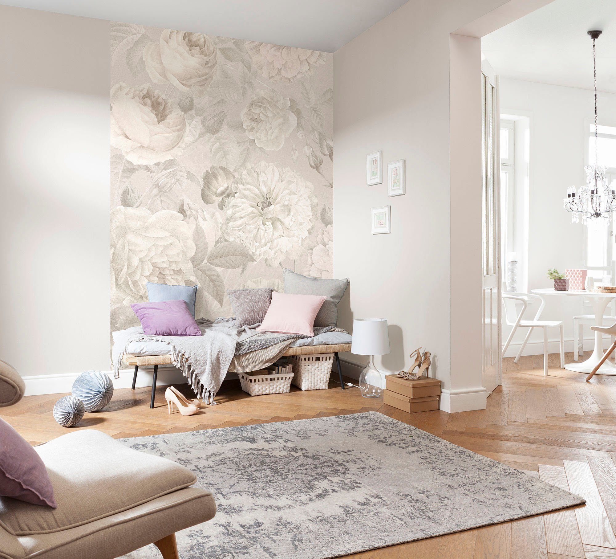 Komar Vliesbehang Digitale print vlies - Nuance - Afmeting 200 x 260 cm (1 stuk)