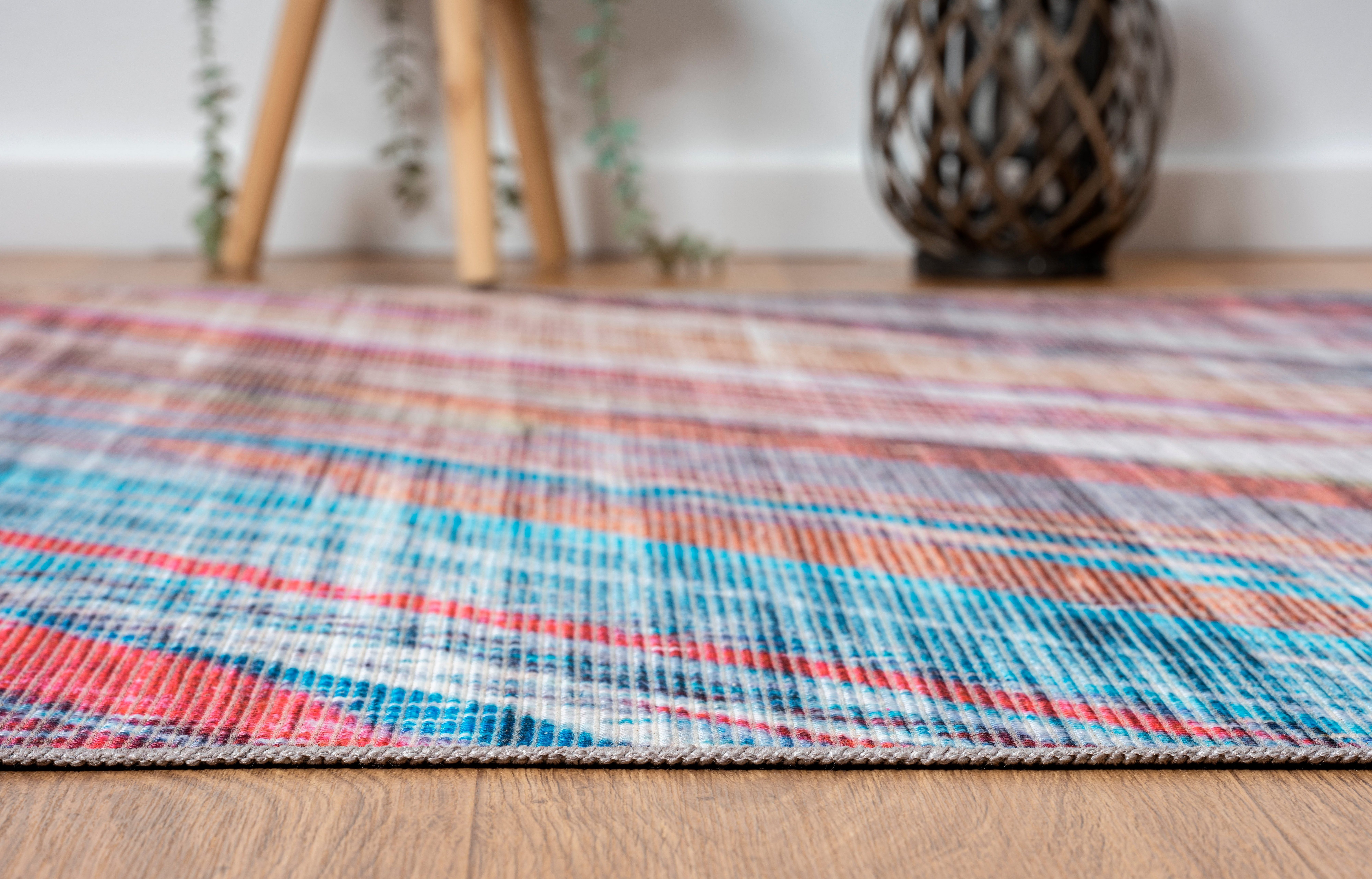 Myflair Möbel & Accessoires Vloerkleed Amara, MAGAZIJNOPRUIMING! bedrukt, modern ontwerp, geschikt voor binnen- en buitengebruik, wasbaar