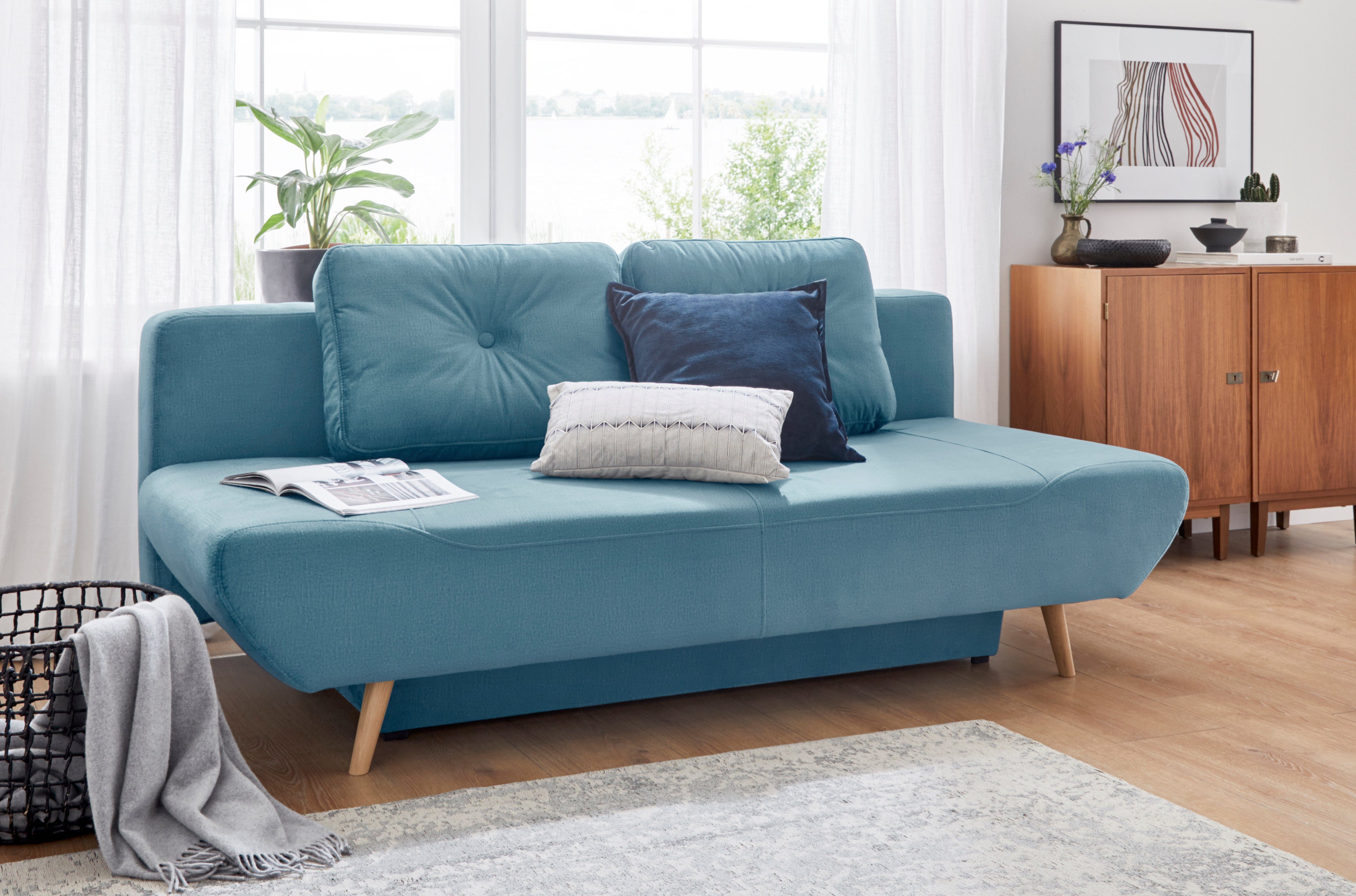 andas Slaapbank Segmon simpel in een comfortabel te bed veranderen, inclusief bedkist