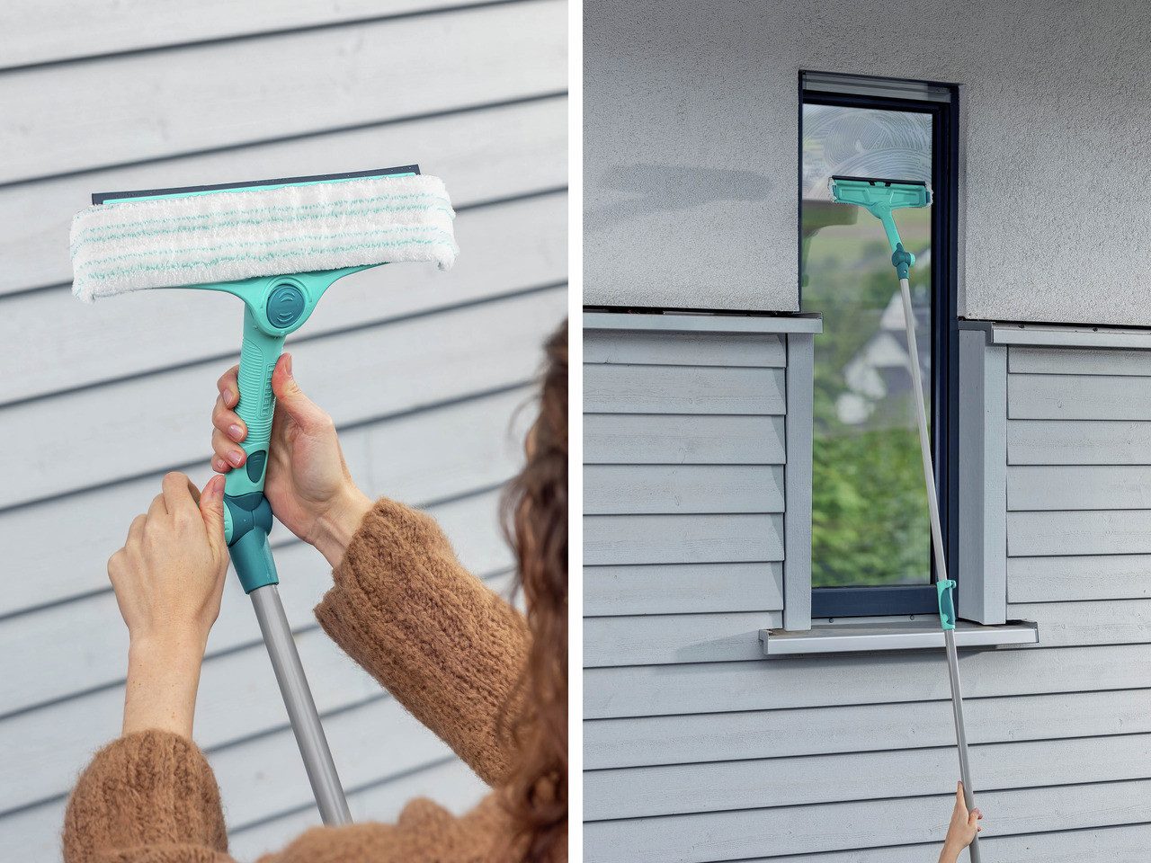 Leifheit Ramenwisser Raam- & framewisser 4in1 telescoop 2 m