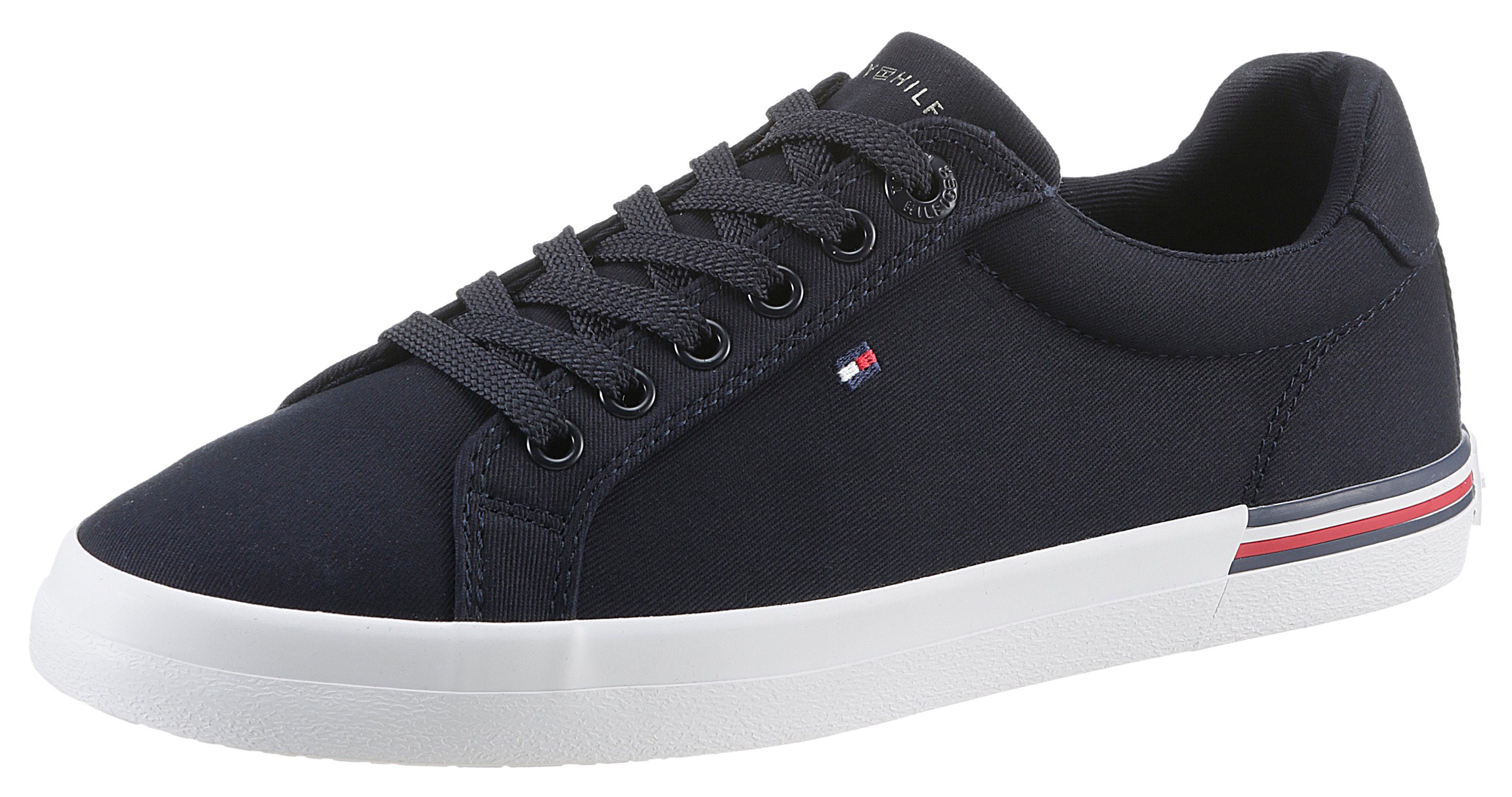 Tommy Hilfiger Sneakers ESSENTIAL STRIPES SNEAKER met strepen in de loopzool, vrijetijdsschoen, lage...