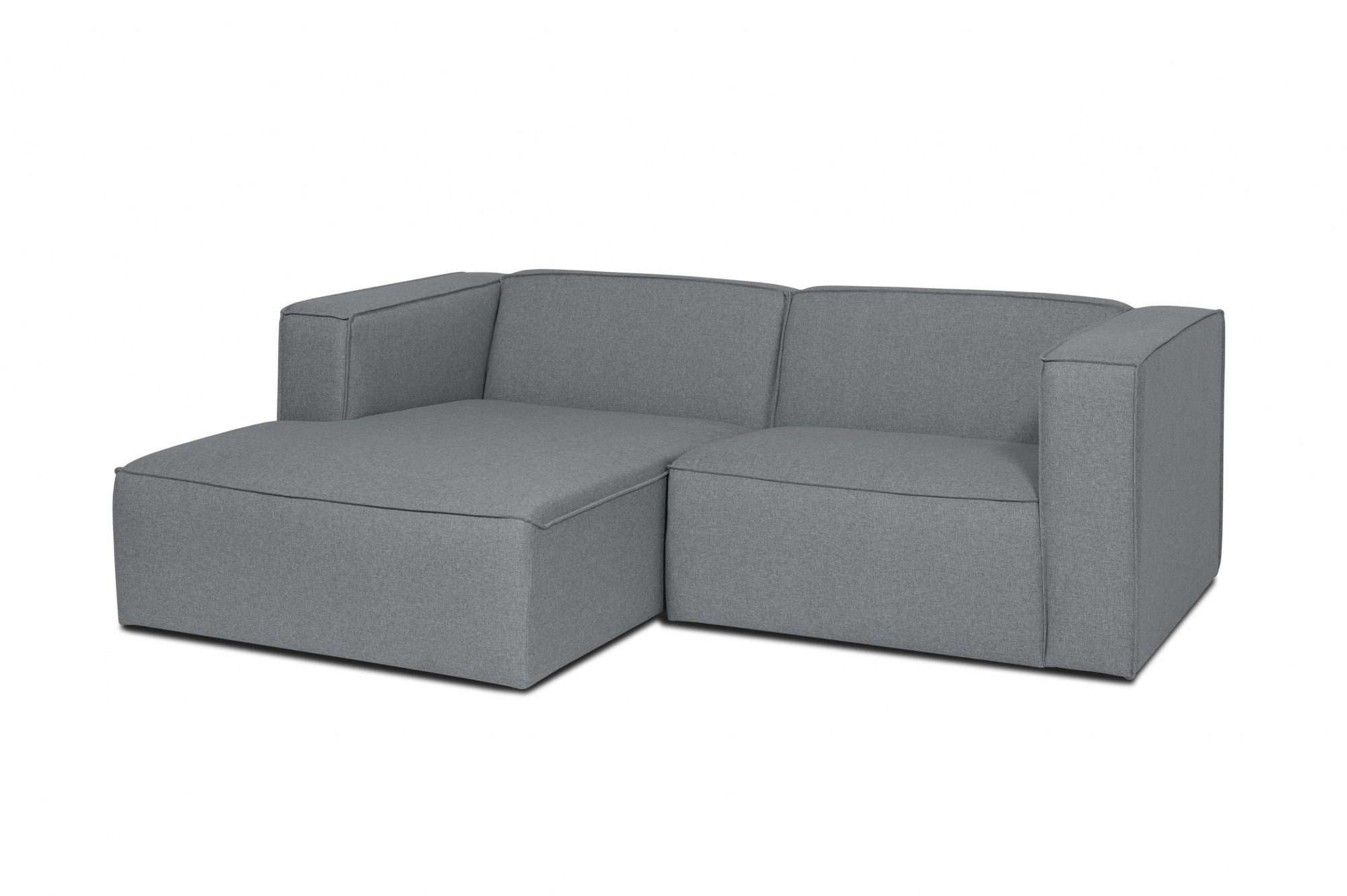 andas Hoekbank Dalby, L-model, extra diepe zitting, met biesnaad, aangenaam zitcomfort