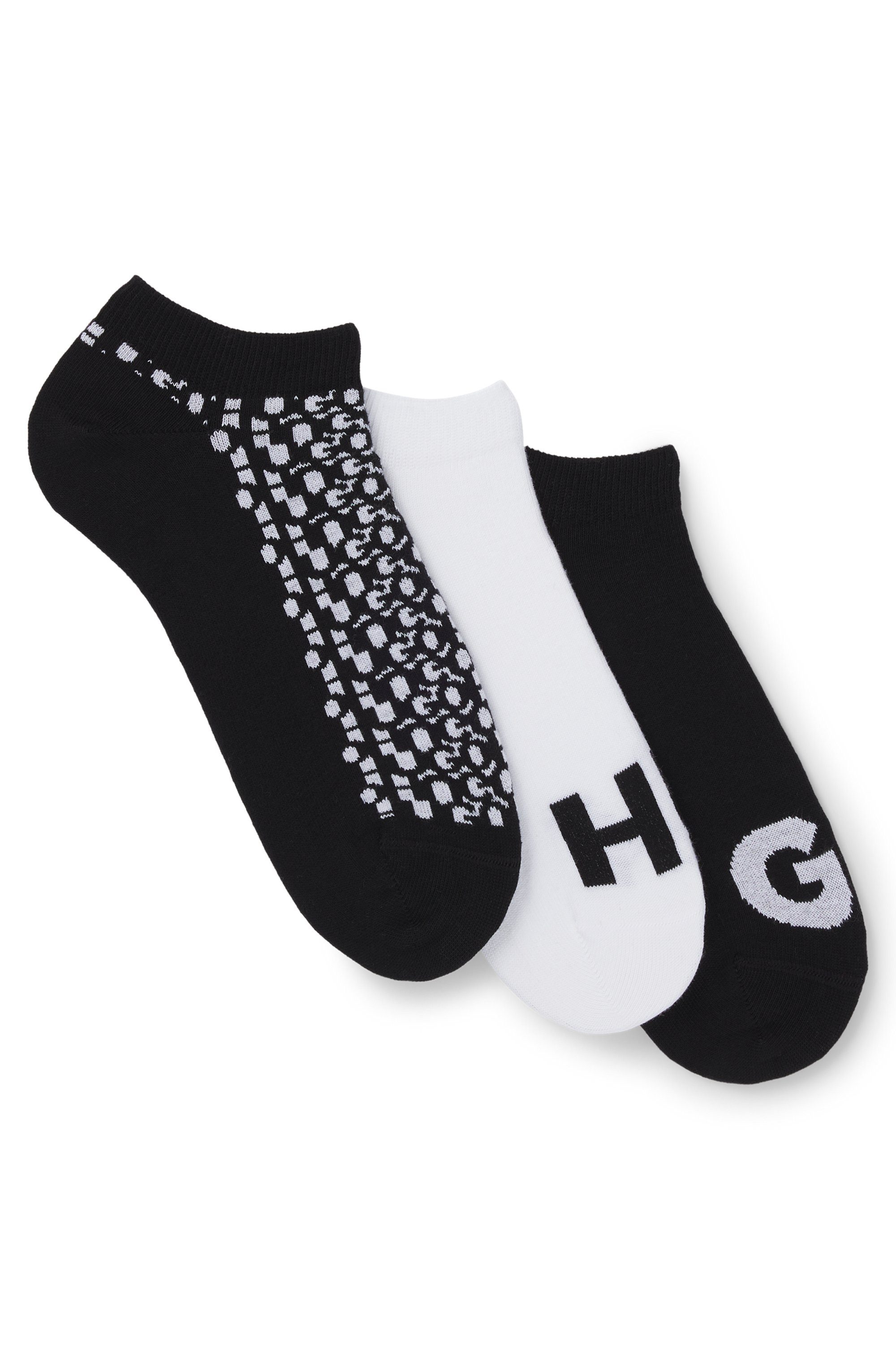 HUGO underwear Vrijetijdssokken 3P AS UNI LOGO CC W (Set van 3)