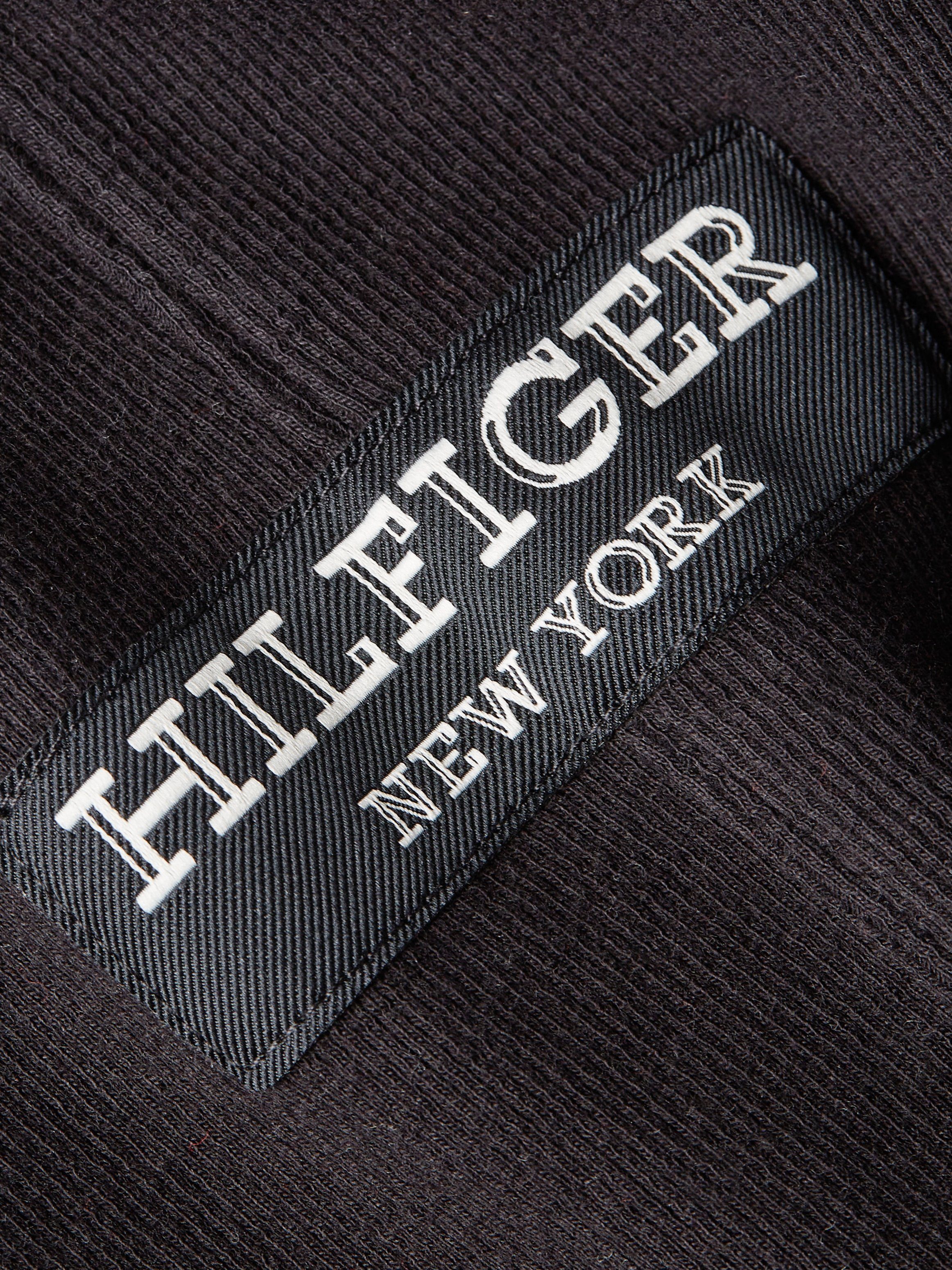 Tommy Hilfiger Blousejurk MINI RIB MONOTYPE BASEBALL DRS