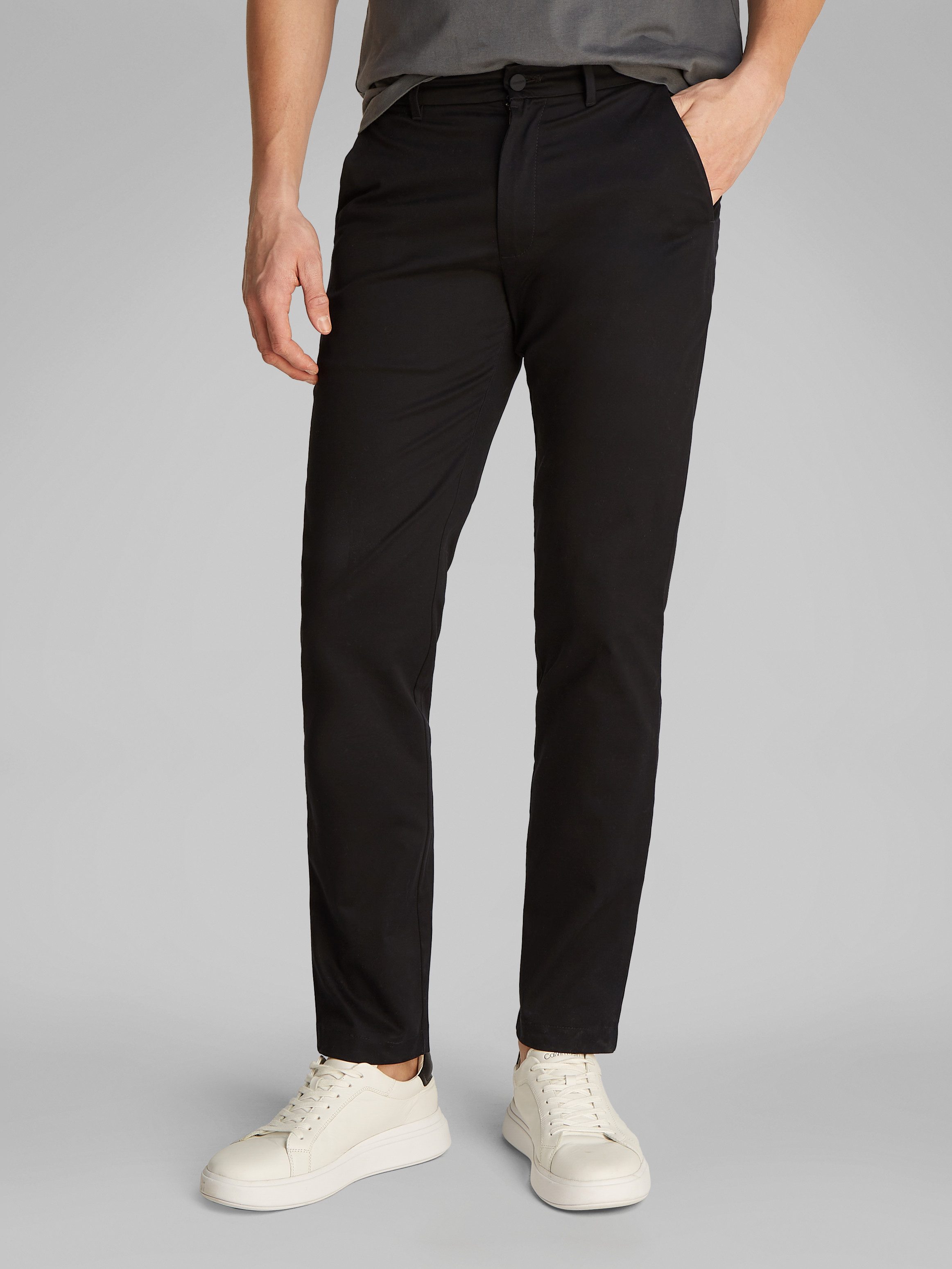 Calvin Klein Chino SATEEN STRETCH SLIM CHINO