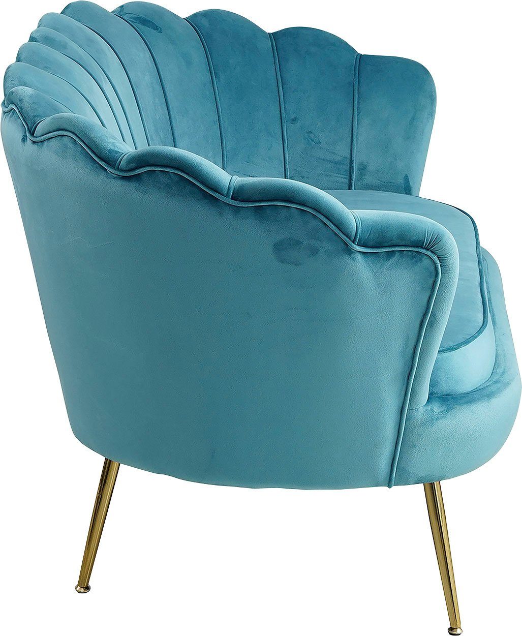 SalesFever 2-zitsbank Clam opvallend schelpdesign, breedte 136 cm