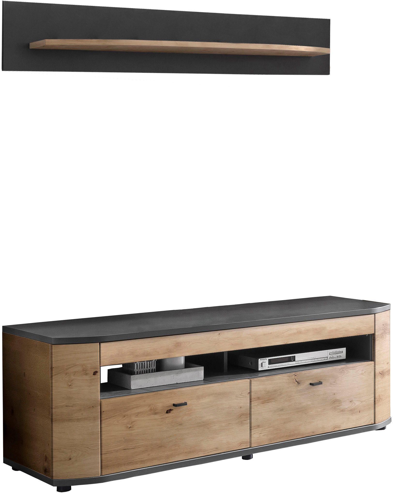 INOSIGN Wandmeubel DERA (2-delig) tv-wandmeubels grijs