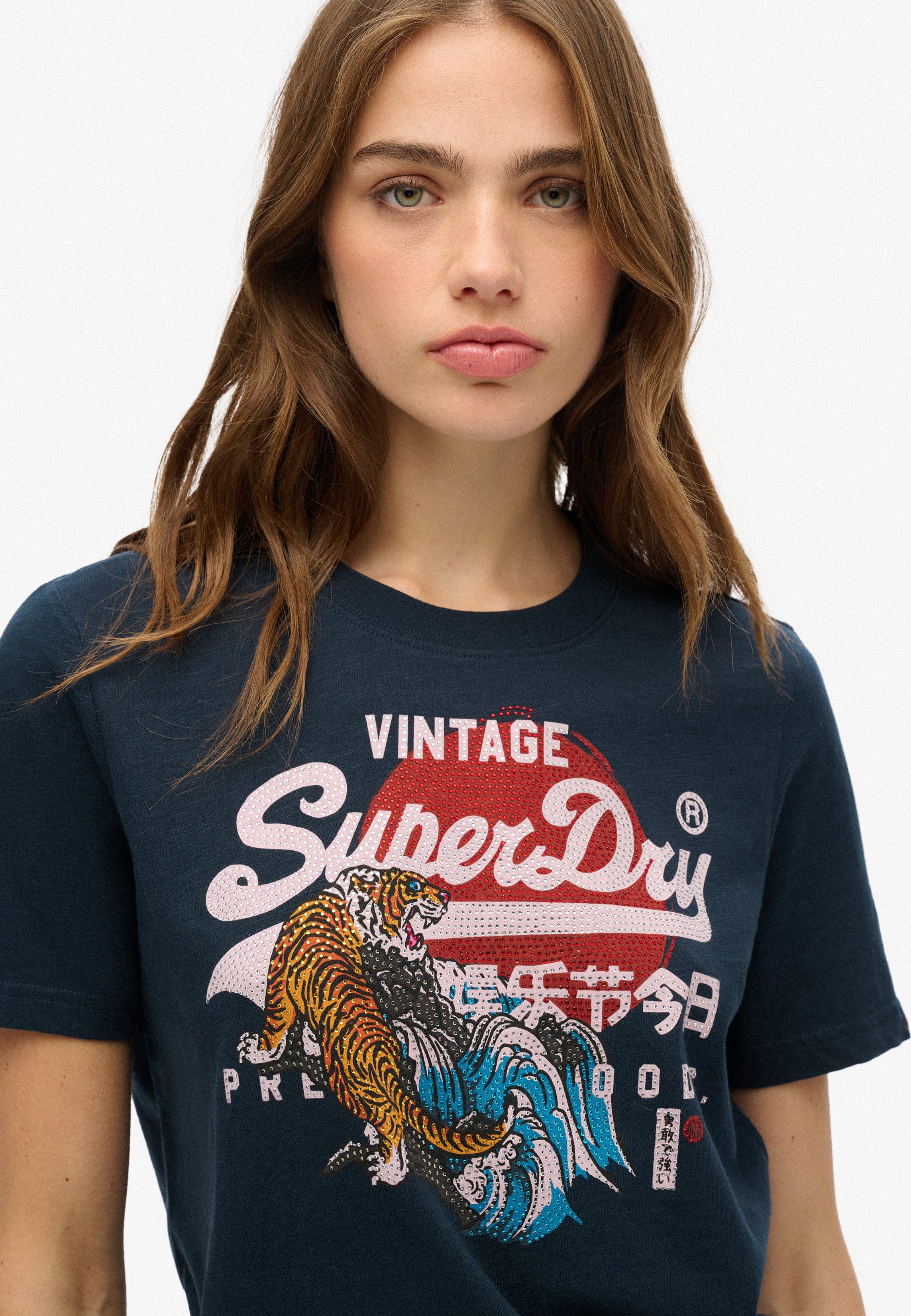 Superdry Shirt met korte mouwen VL TOKYO RELAXED TEE
