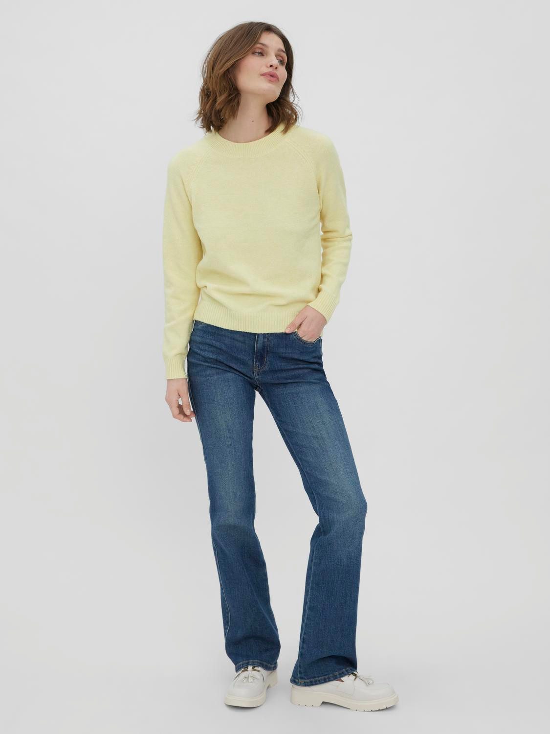 Vero Moda Trui met ronde hals VMDOFFY LS O-NECK BLOUSE GA NOOS
