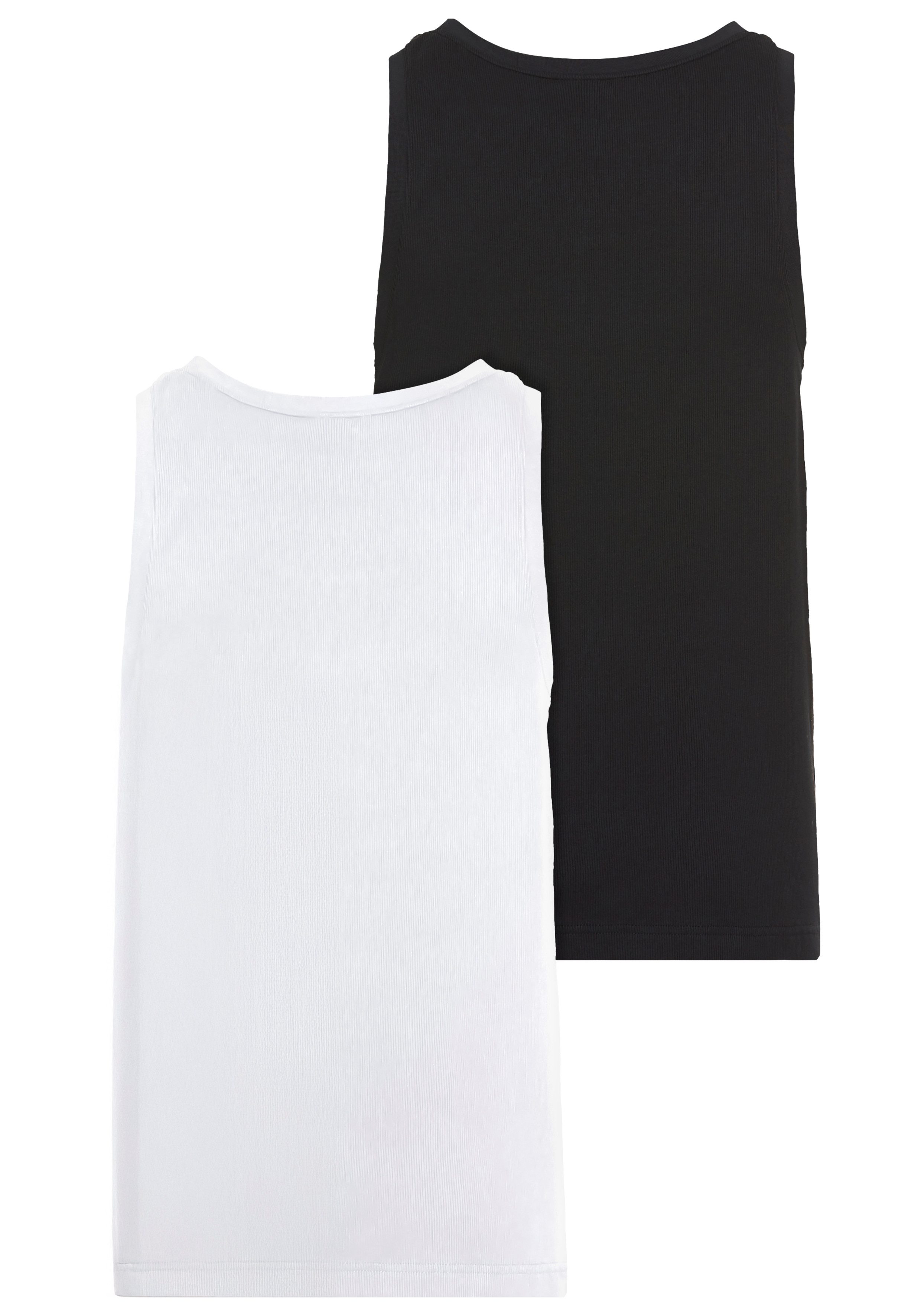 Bruno Banani Muscle-shirt in ribkwaliteit (2 stuks)