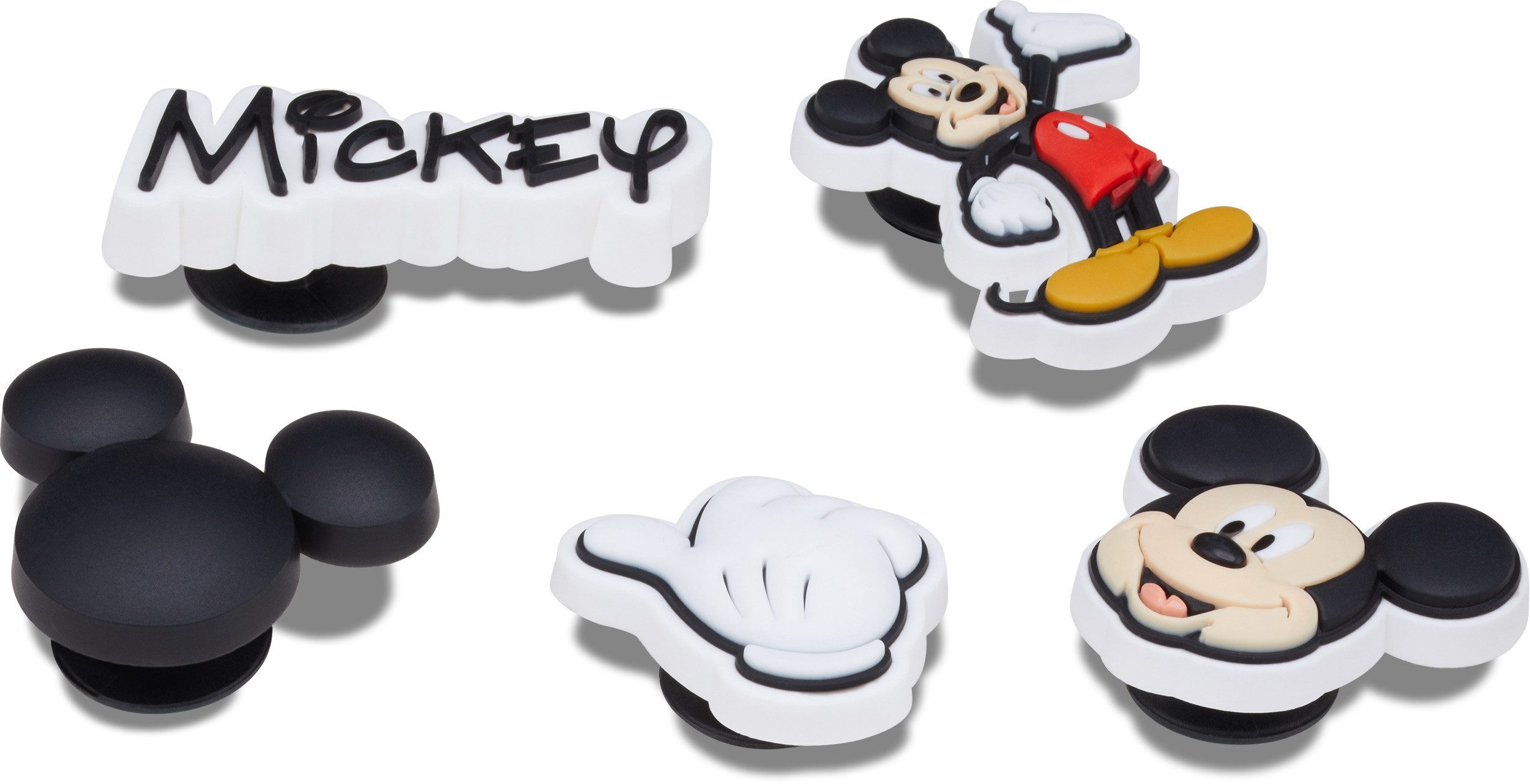 Crocs Schoenbutton Jibbitz™ Mickey Pant (set, 5-delig, Geen speelgoed. Niet geschikt voor kinderen jonger dan 3 jaar)