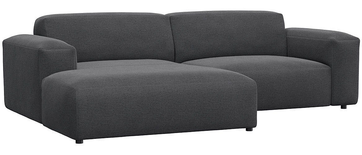 FLEXLUX Hoekbank Lucera Chaise longue rechts of links, L-vorm, comfortabel