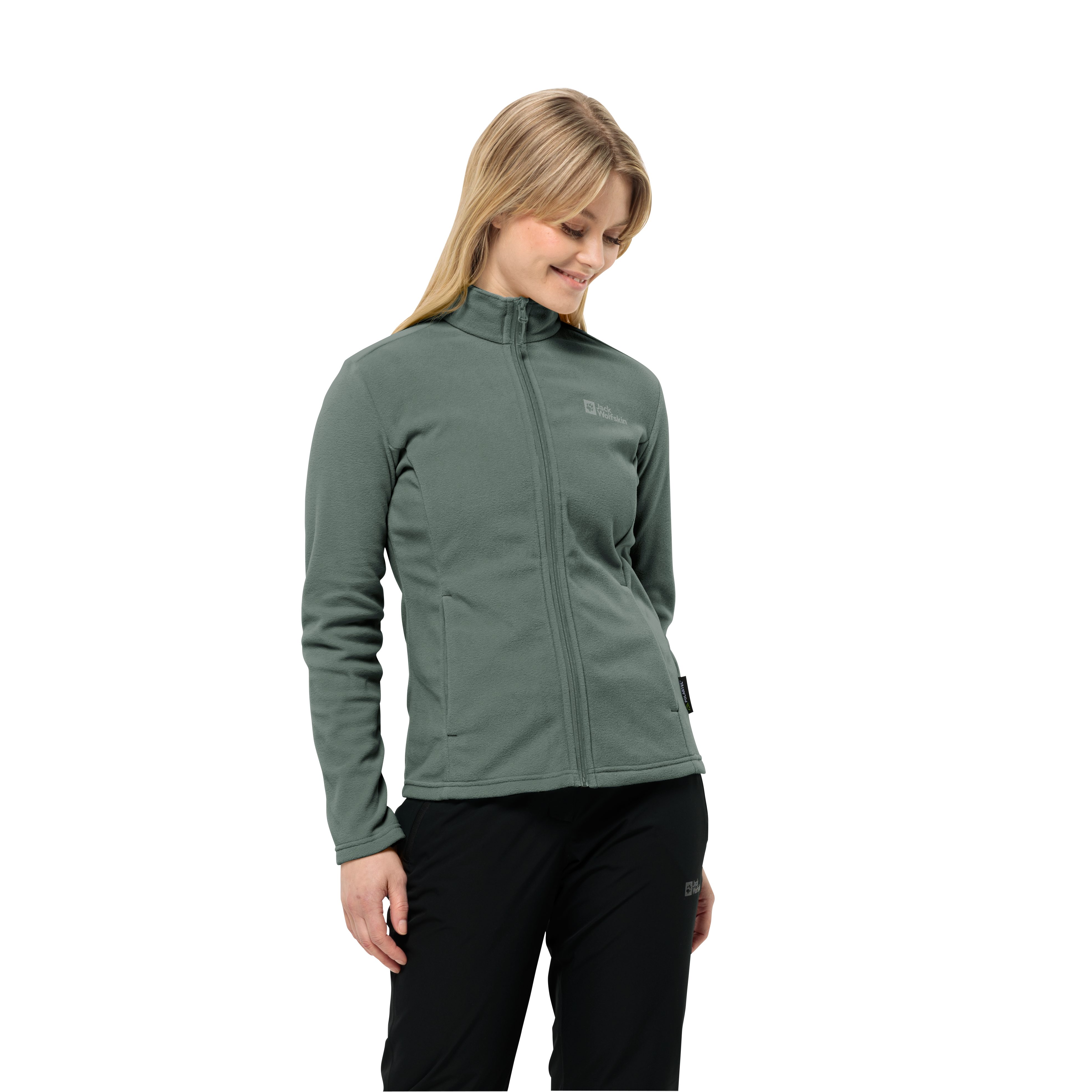 Jack Wolfskin Fleecejack 0 lichte, rekbare, ademende midlayer