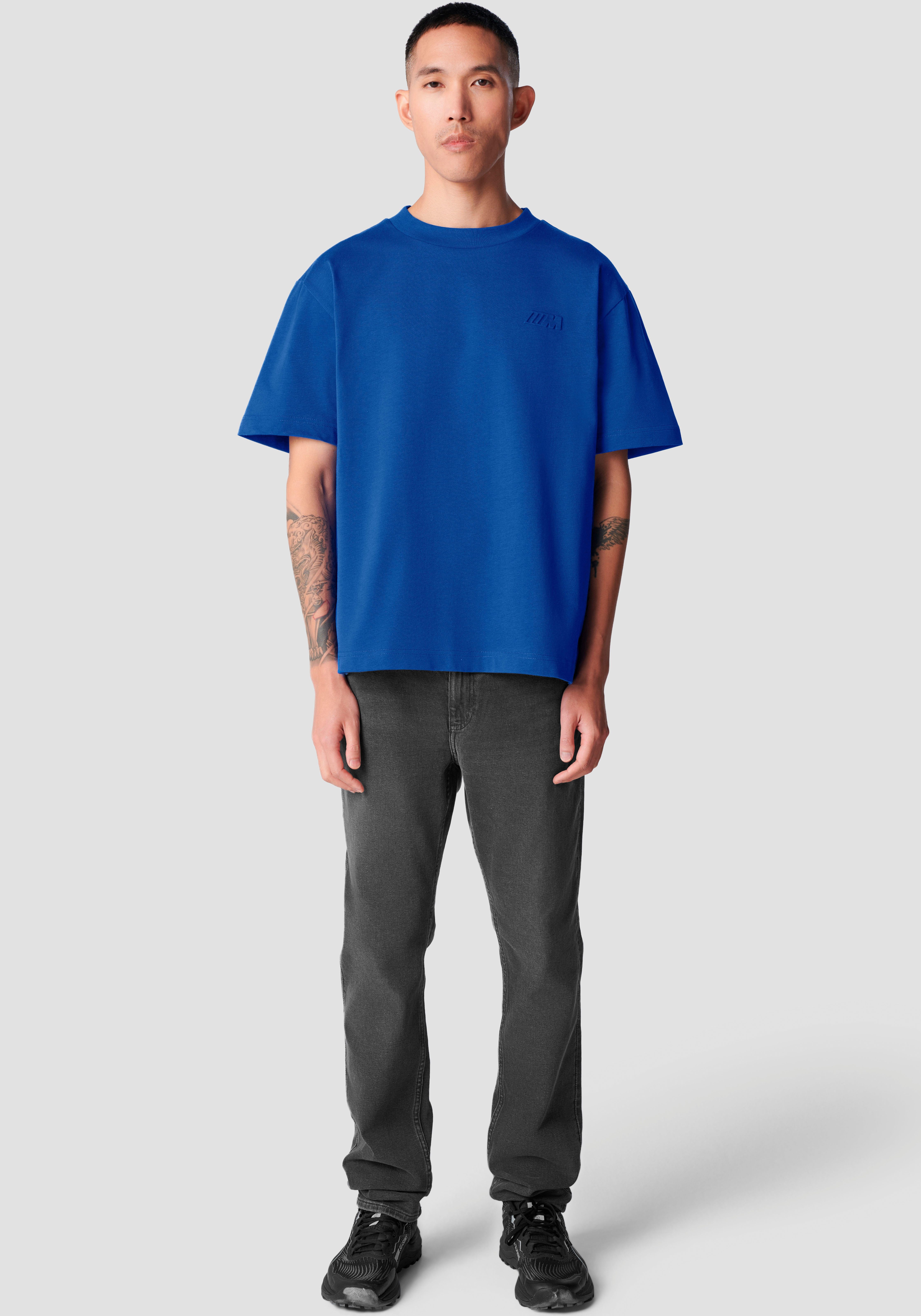 BMW T-shirt met logoborduring op borsthoogte