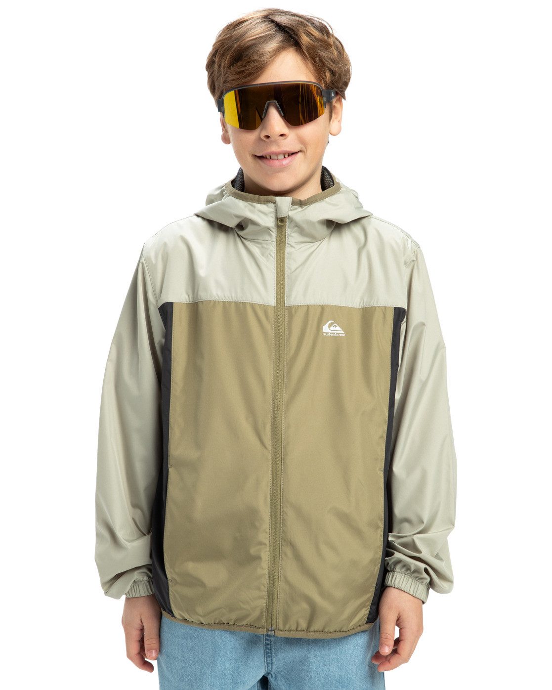 Quiksilver Outdoorjack Overcast kinderen outdoorjassen maat 8 beige
