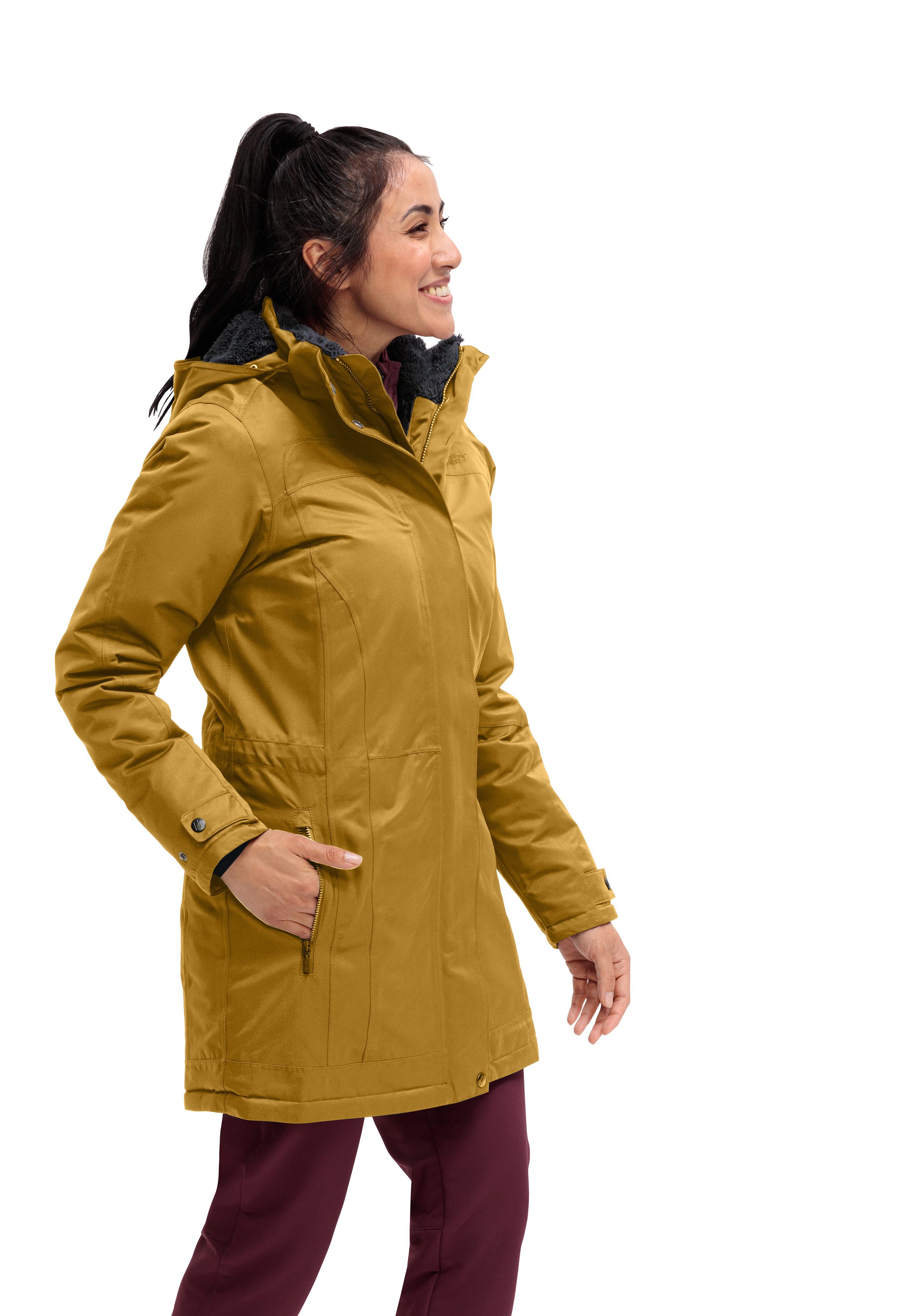 Maier Sports Functioneel jack Lisa 2.1 Dames mantel, ademende wintermantel, 2 ritszakken, regular fit
