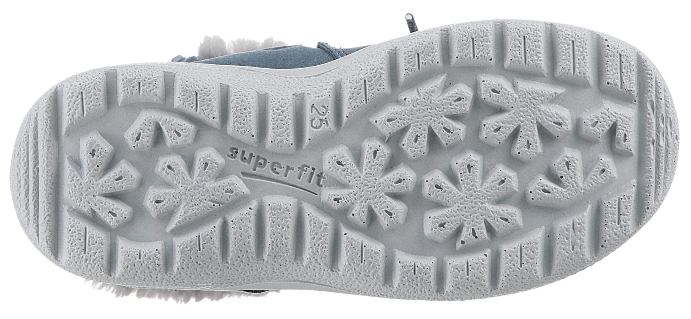 Superfit Winterlaarzen CRYSTAL WMS: middel Sneeuwlaarzen veterschoenen winterlaars met glitter