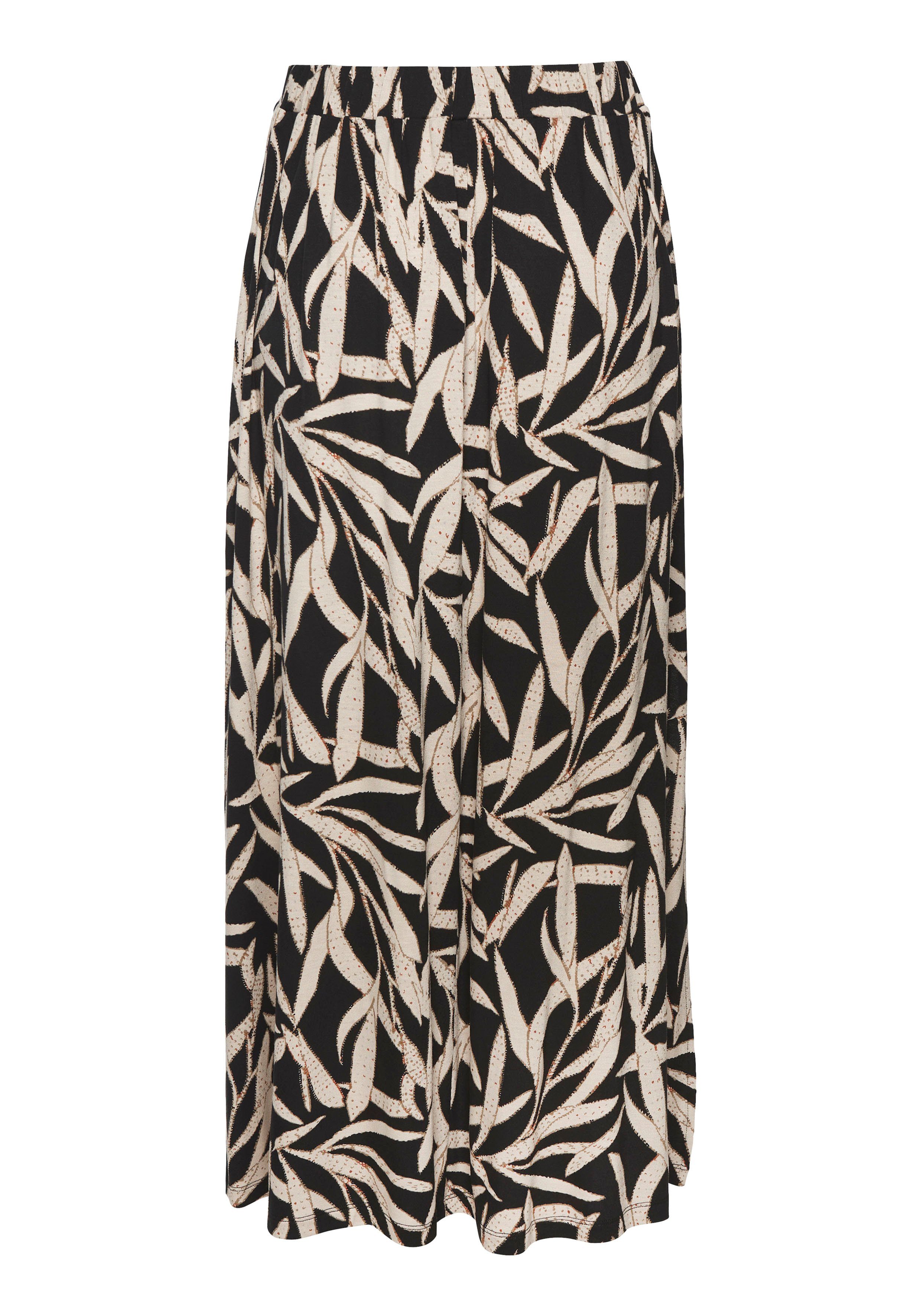 s.Oliver RED LABEL Beachwear Maxirok met alloverprint lange zomerrok met split