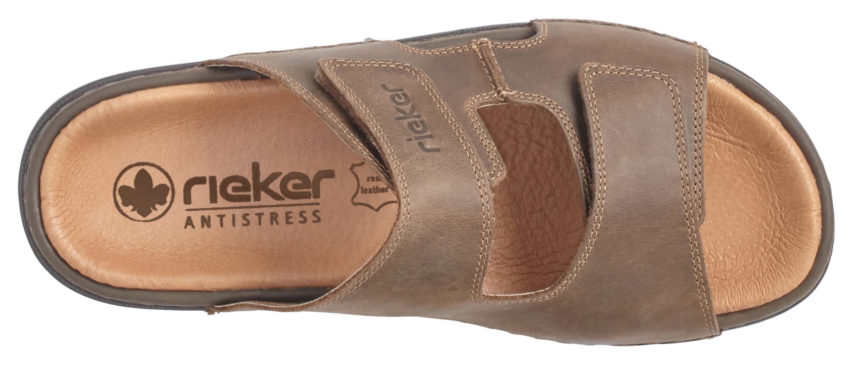 Rieker Slippers , zomerschoen, strandschoen, huisschoen met zachte binnenzool