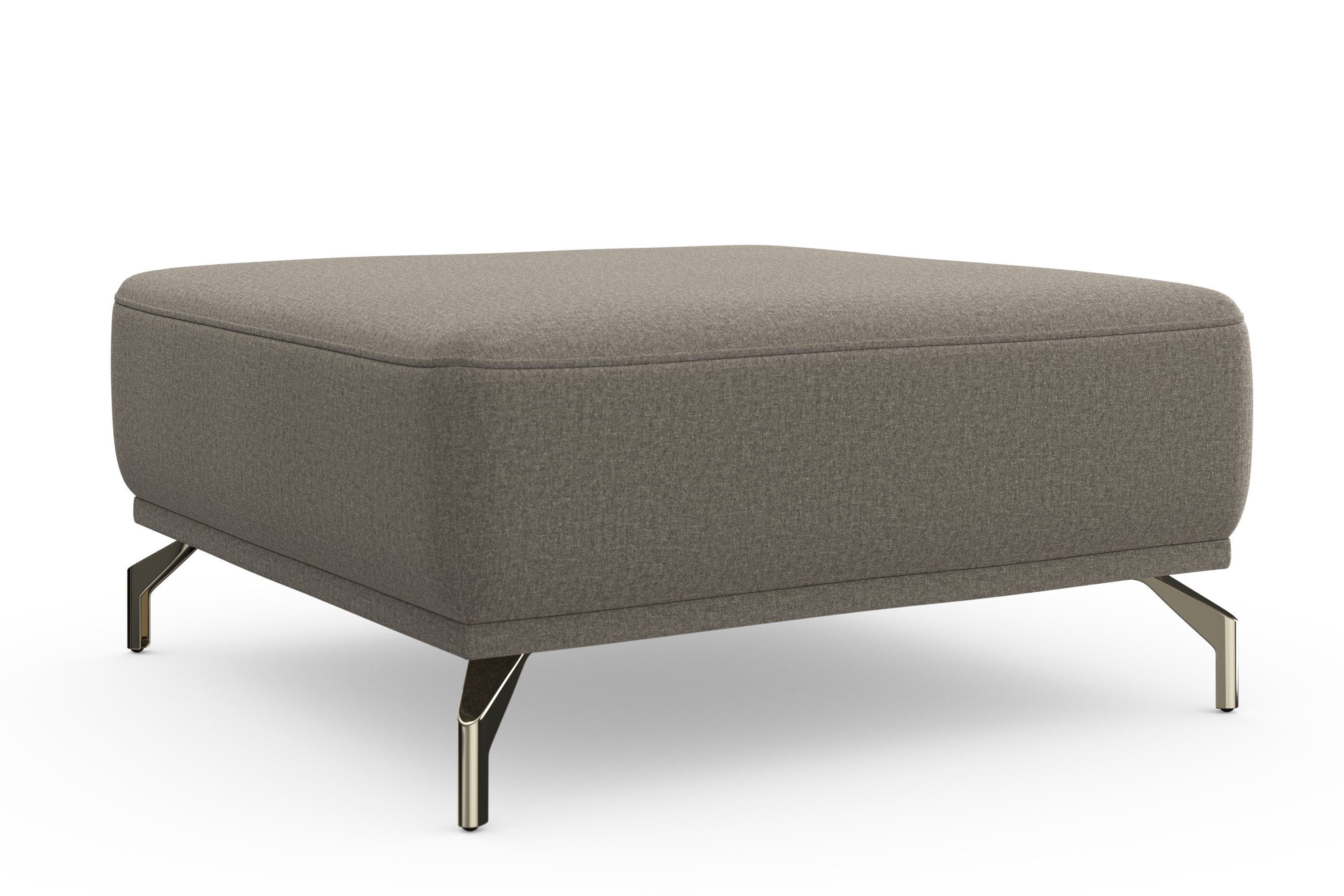 sit&more Hocker Bailando met binnenvering en gesatineerde nikkel poten