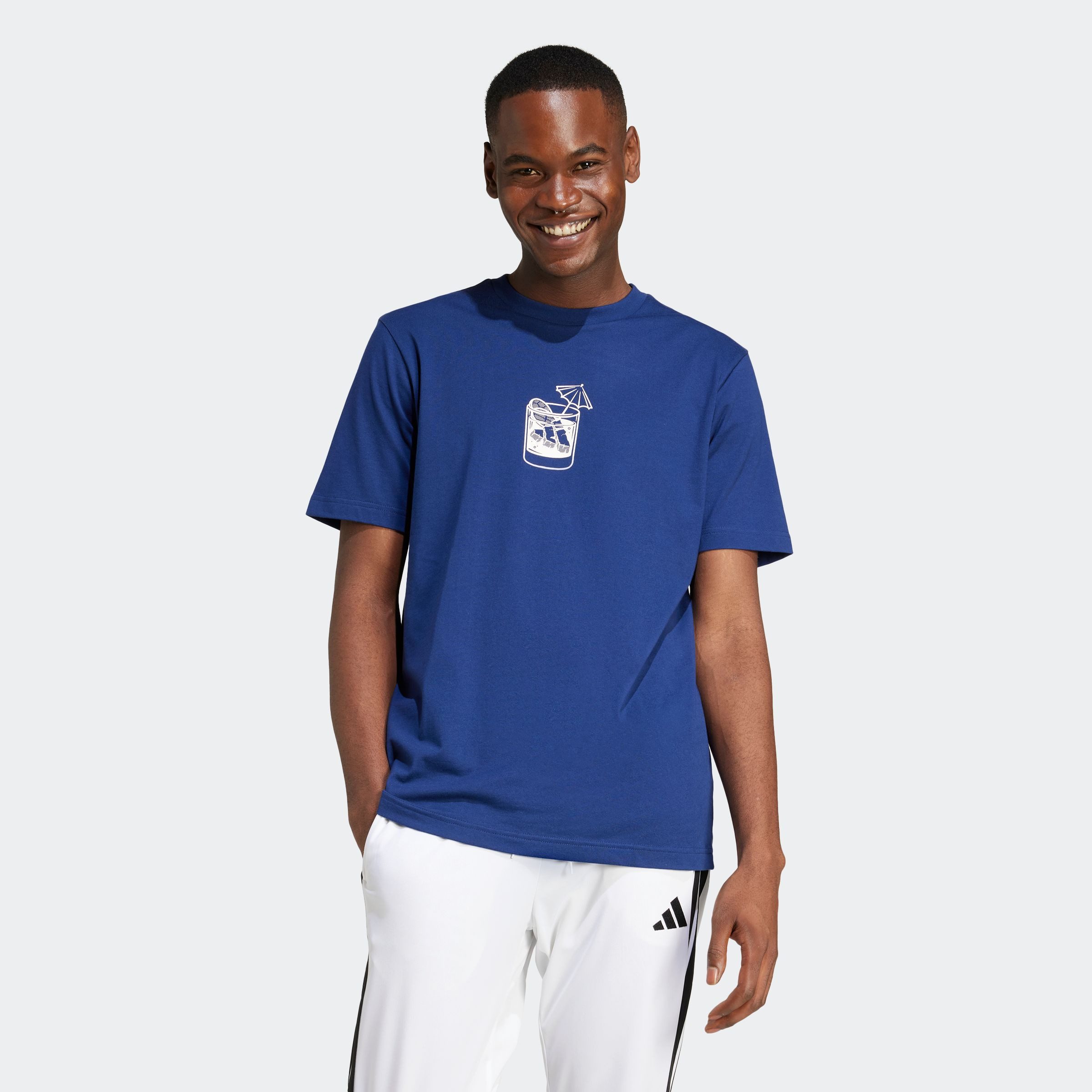 adidas Sportswear T-shirt M L DRINK TEE