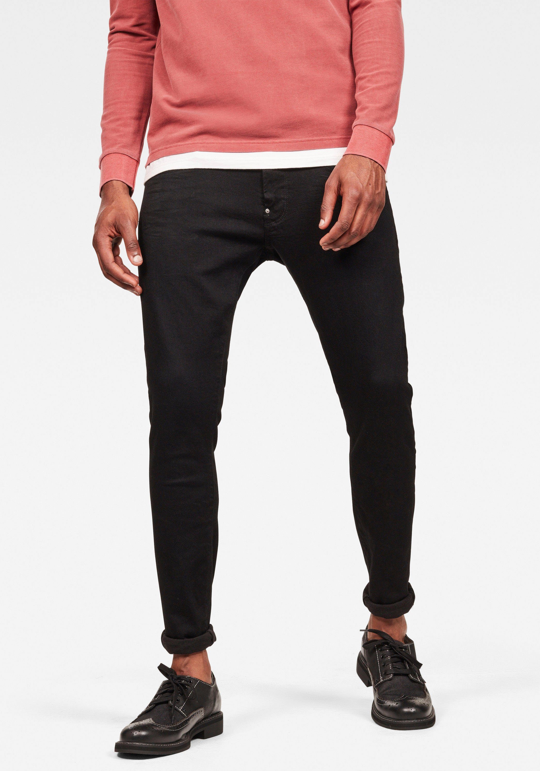 G-Star RAW Slim fit jeans Skinny heren slim fit jeans maat 29 zwart